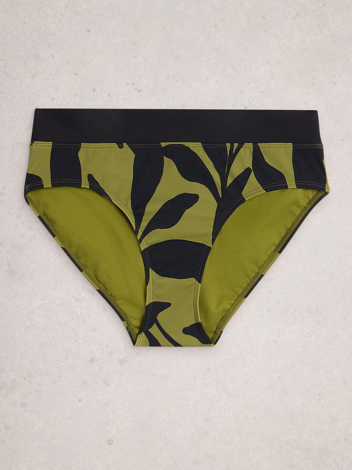 Image 5 of 6 of White Stuff Valley Bikini Bottoms - Green