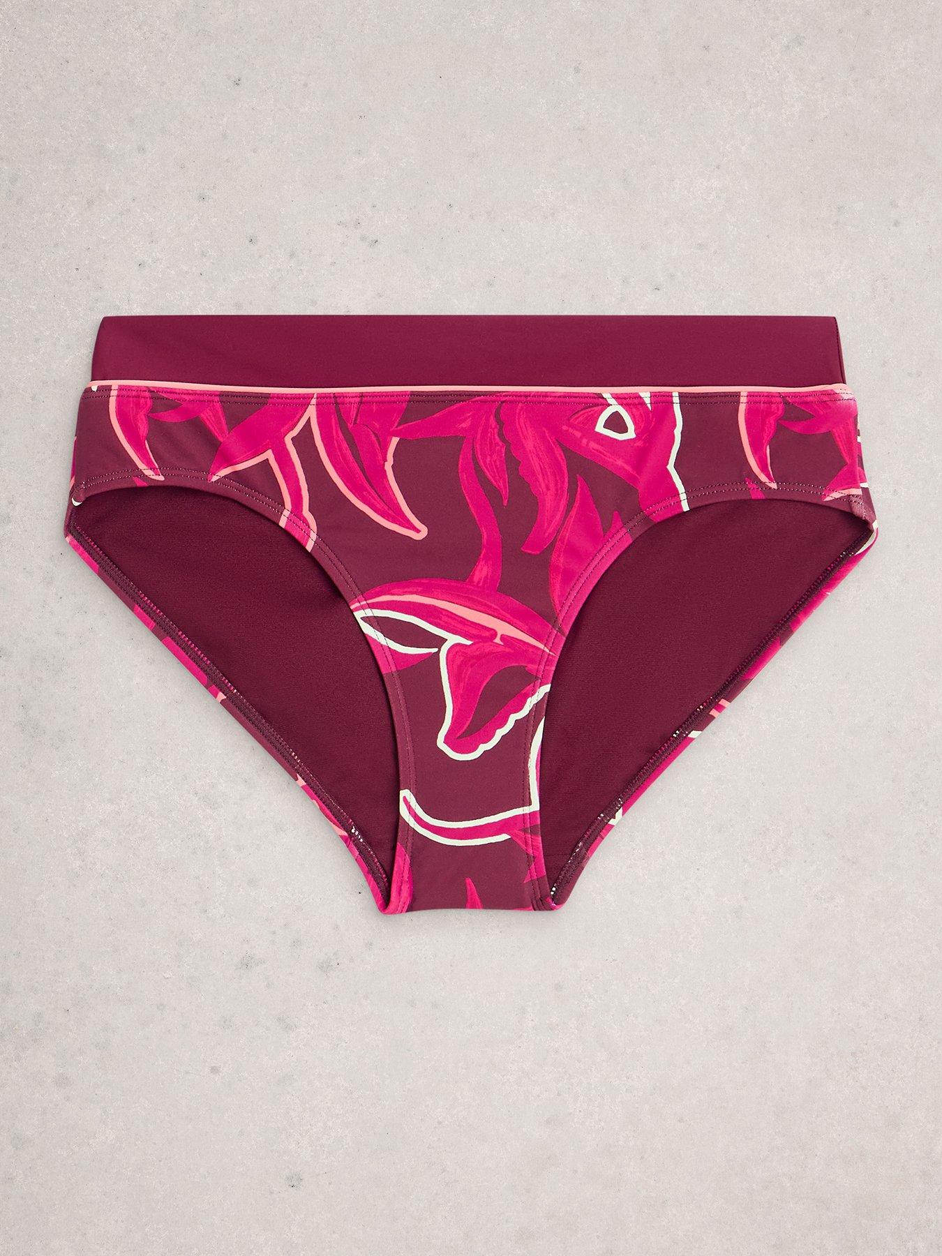 Image 5 of 6 of White Stuff Valley Bikini Bottoms - Purple
