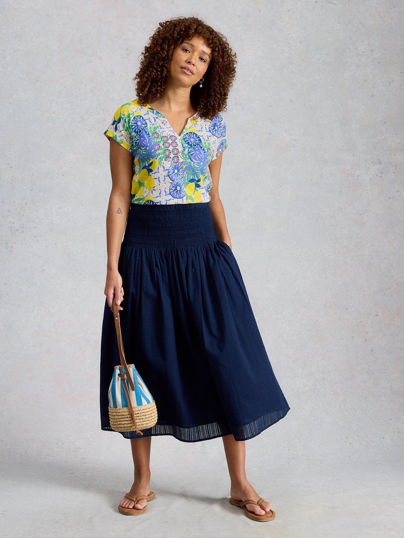 Image 3 of 6 of White Stuff Nelly Notch Neck Tee