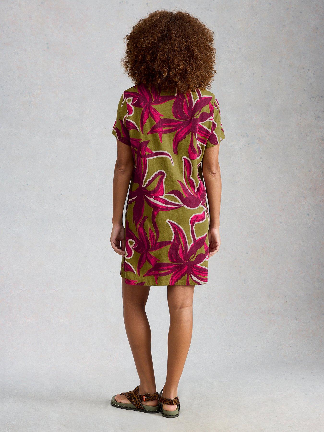 Image 2 of 6 of White Stuff Milly T-Shirt Dress - Green