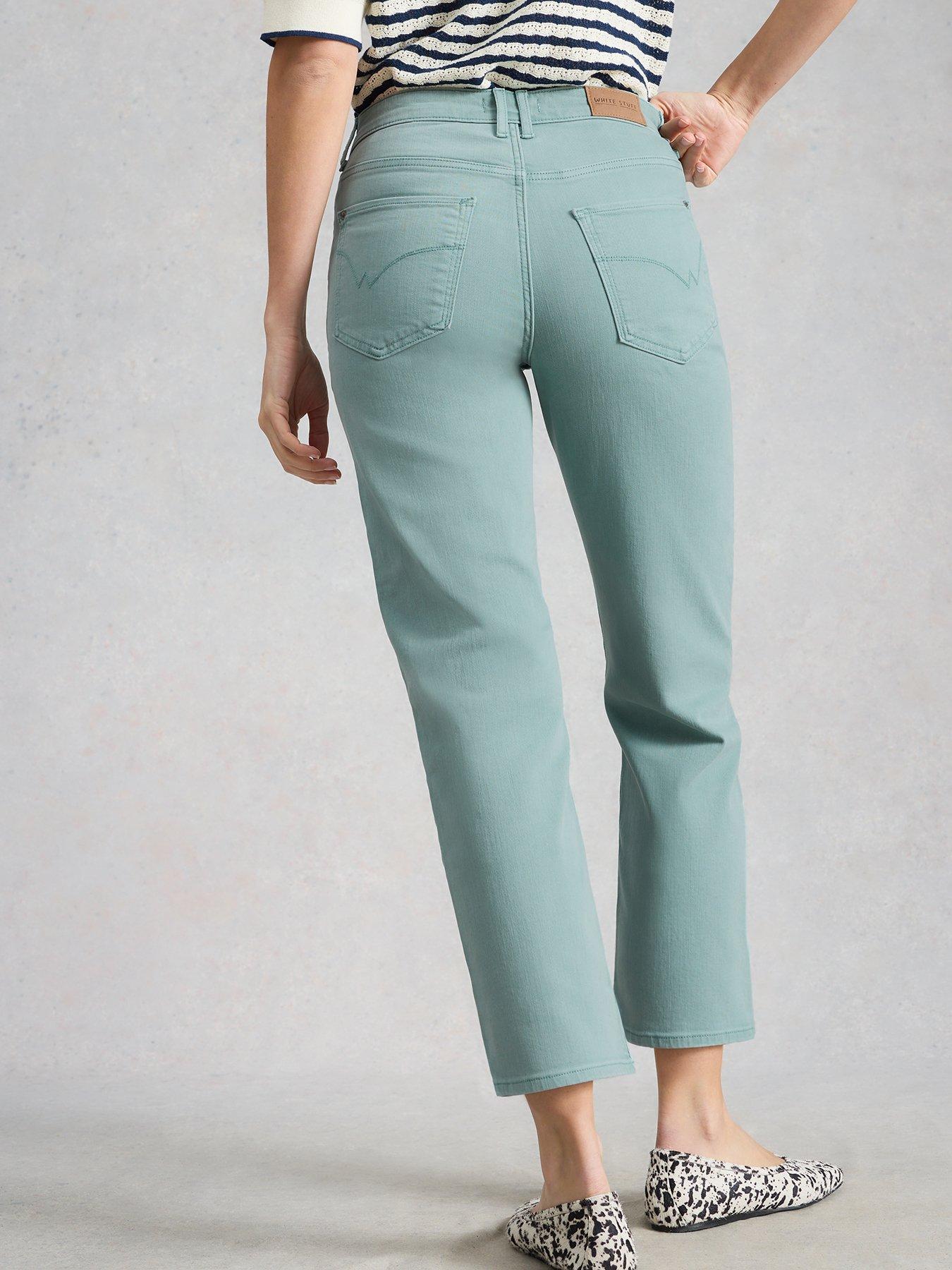 Image 2 of 6 of White Stuff Blake Straight Crop Jean