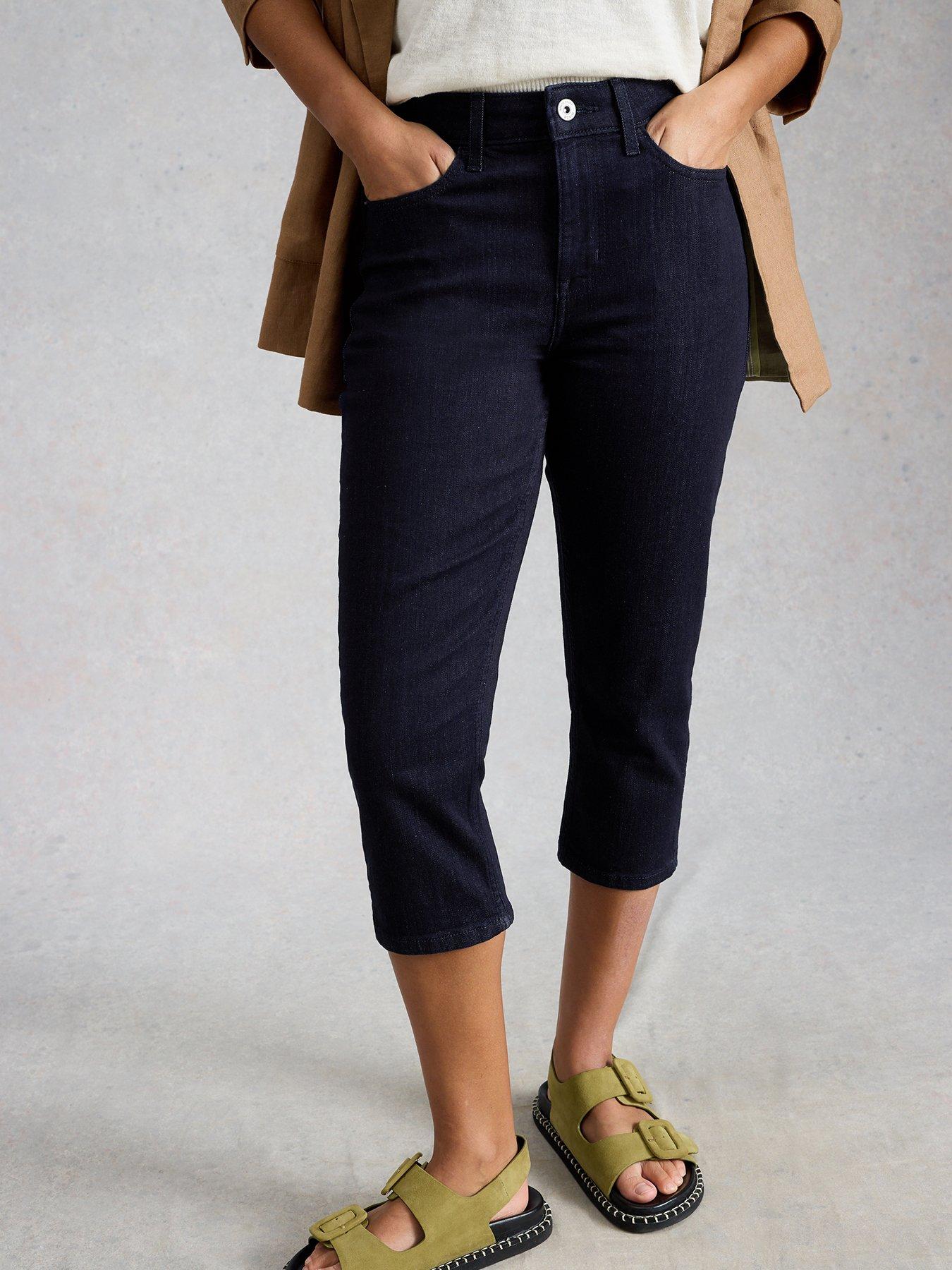 White Stuff Blake Capri Jeans - Blue