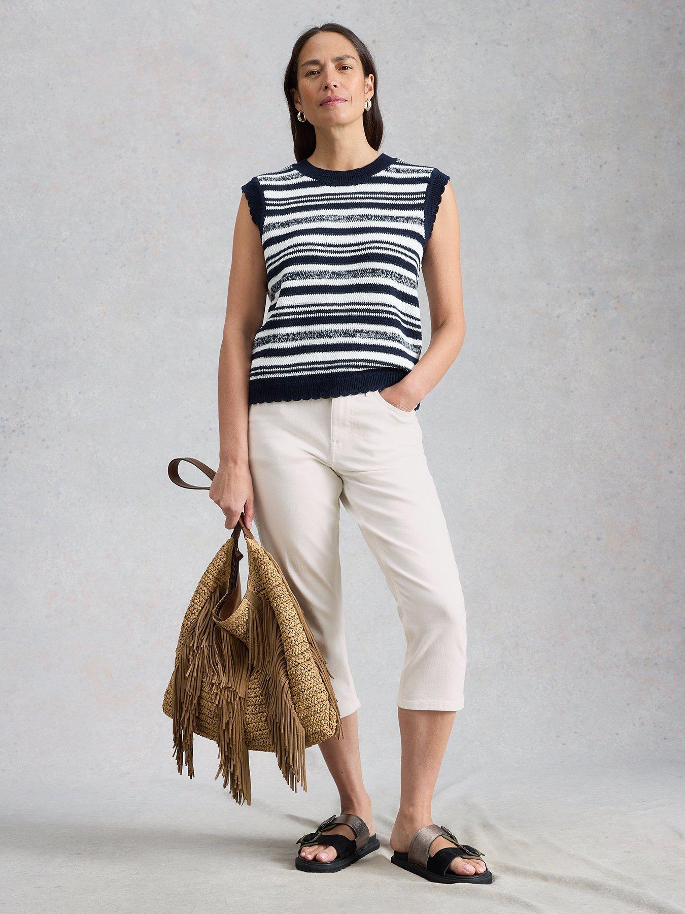 Image 3 of 6 of White Stuff Blake Capri Jean