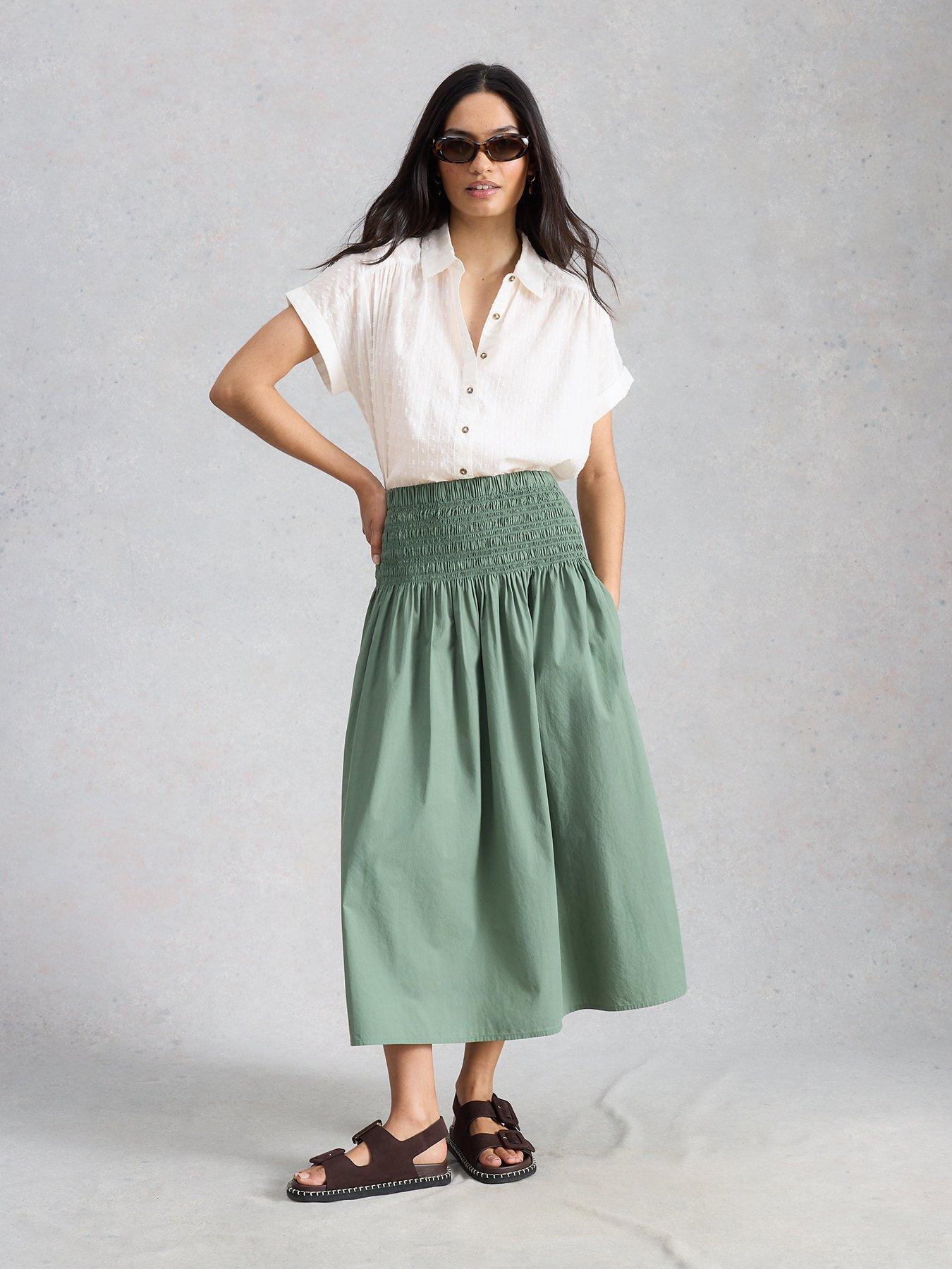 Image 3 of 6 of White Stuff Orla Button Through Shirt - White