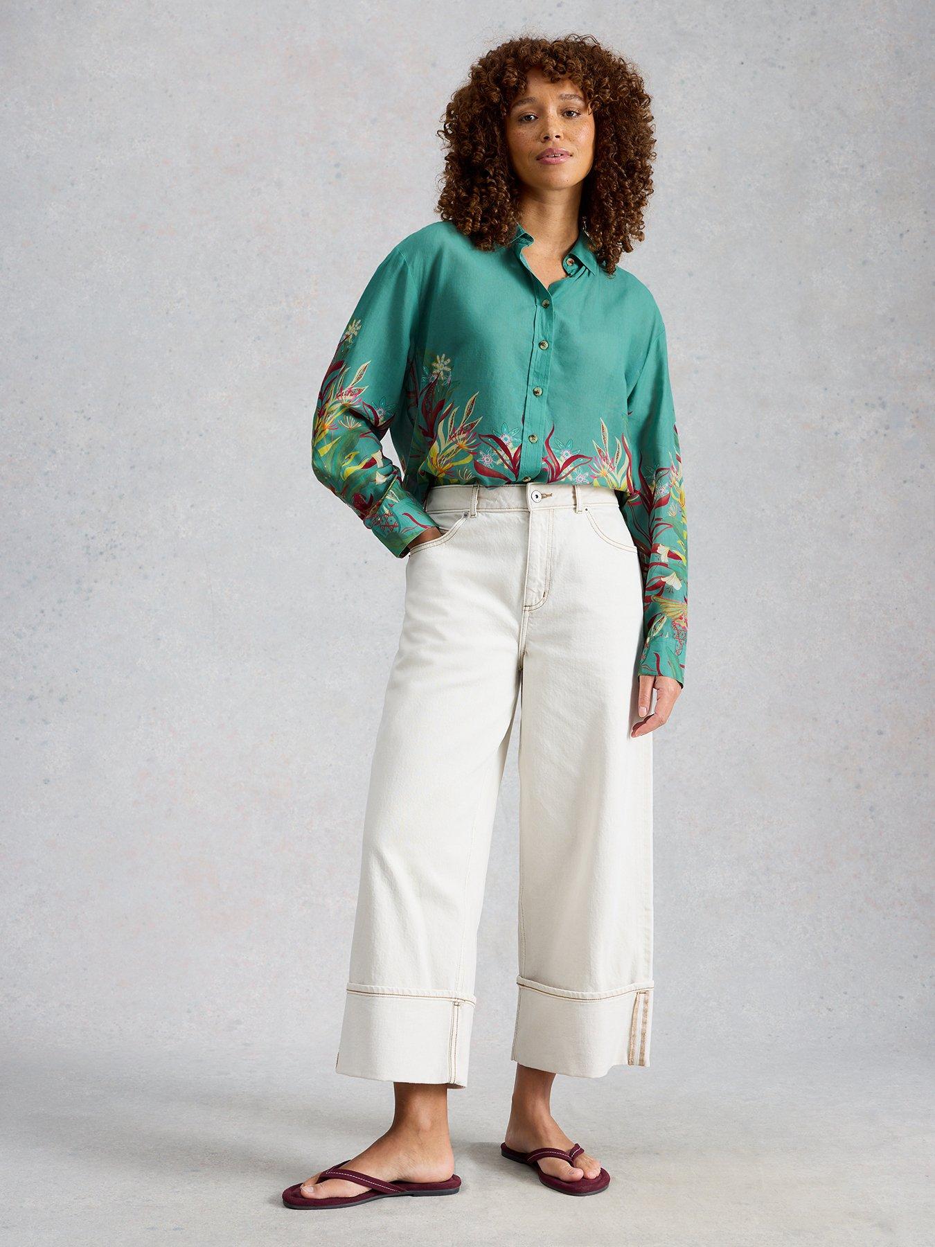 Image 3 of 6 of White Stuff Lydia Shirt - Blue