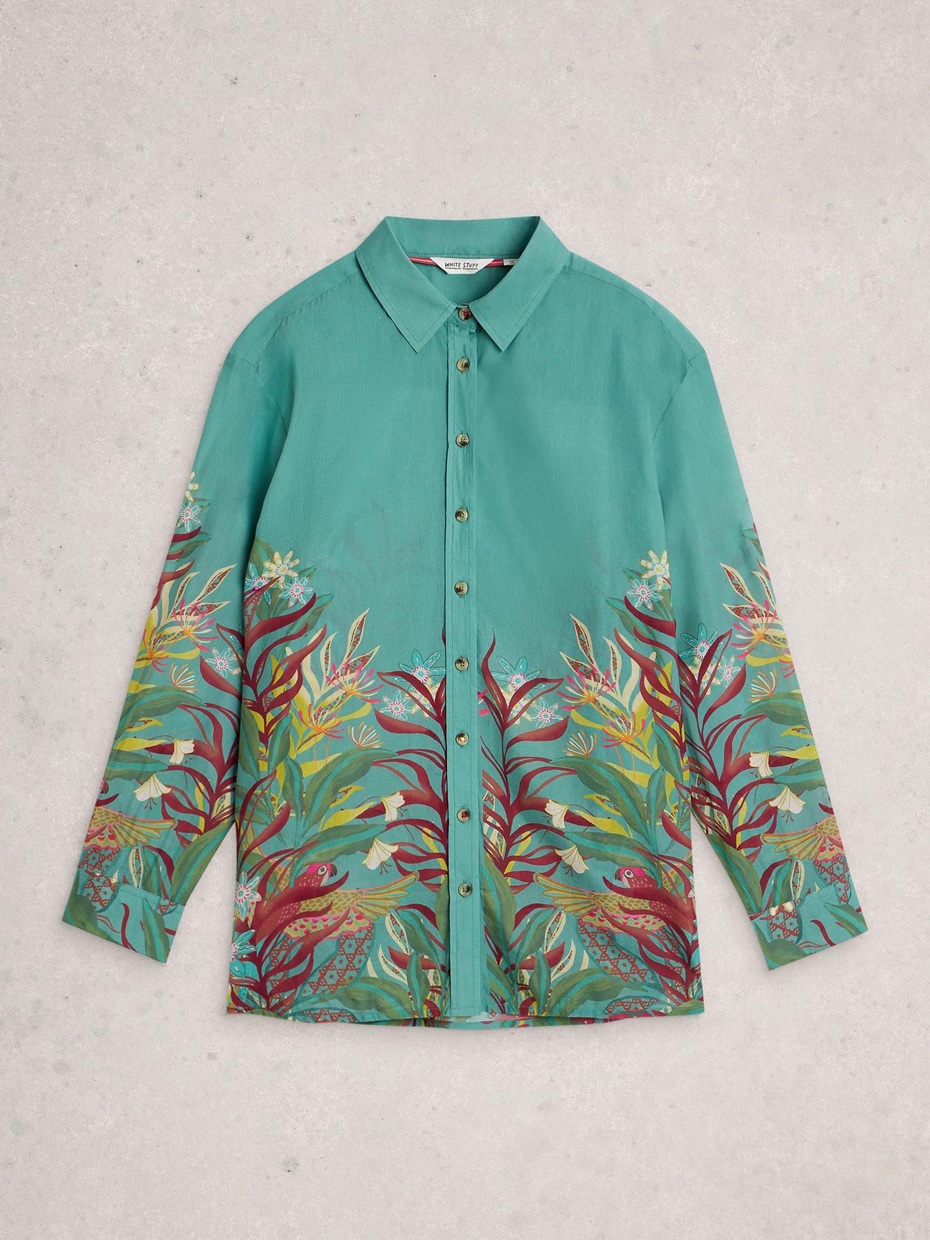 Image 5 of 6 of White Stuff Lydia Shirt - Blue
