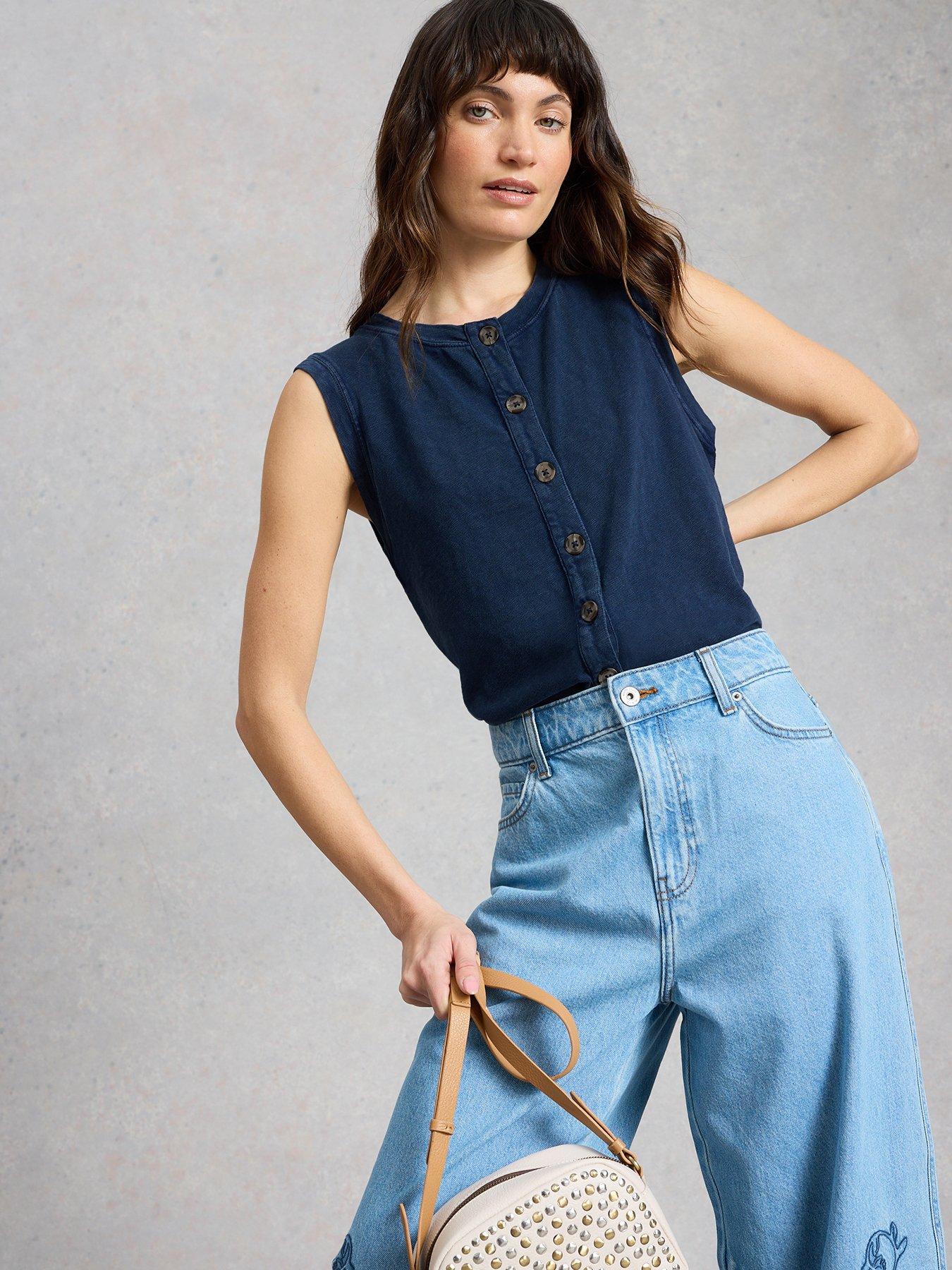 White Stuff Simone Tank - Blue