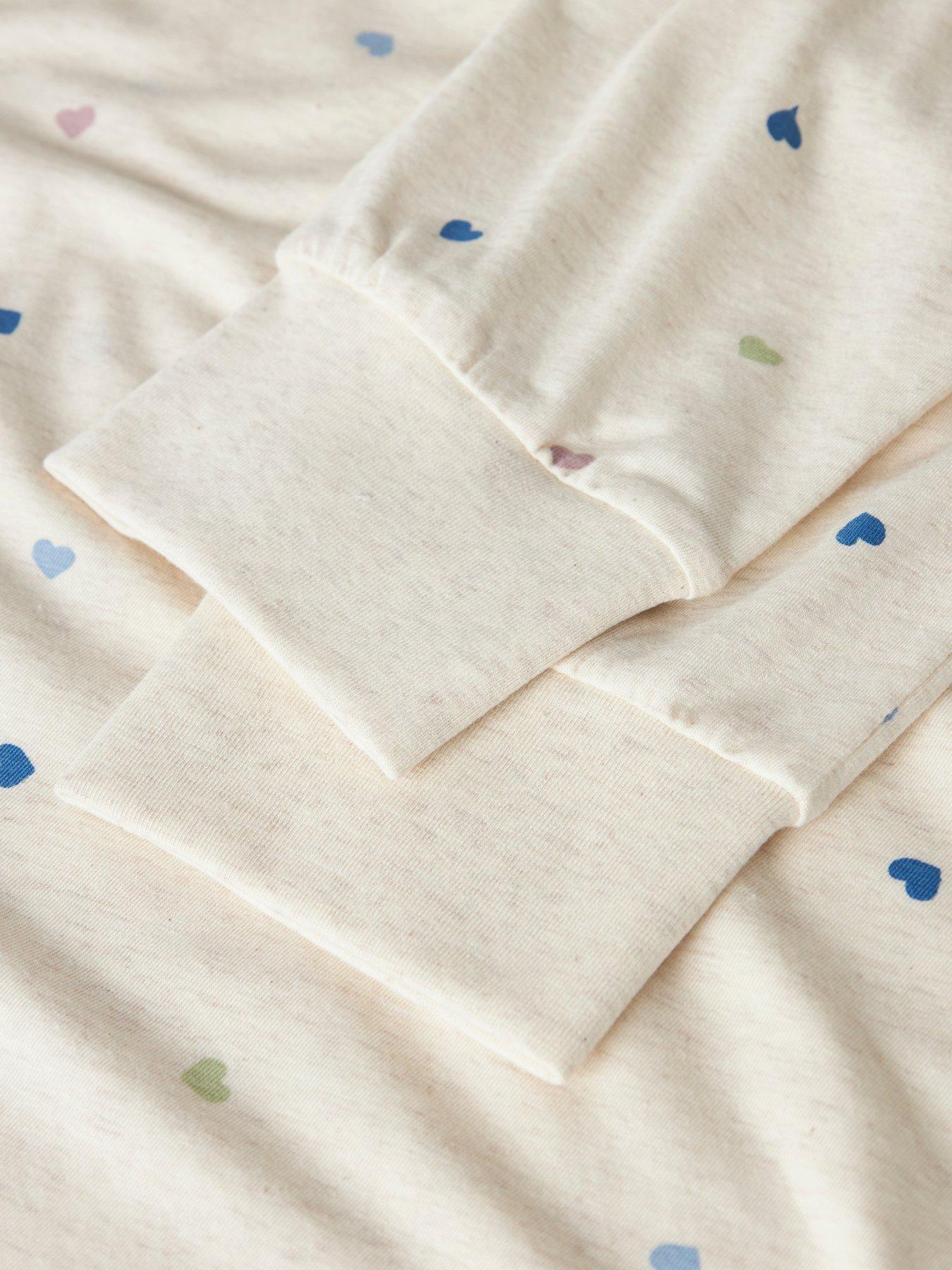 Image 4 of 4 of Name It Girls Spot Print Pyjamas - Cream