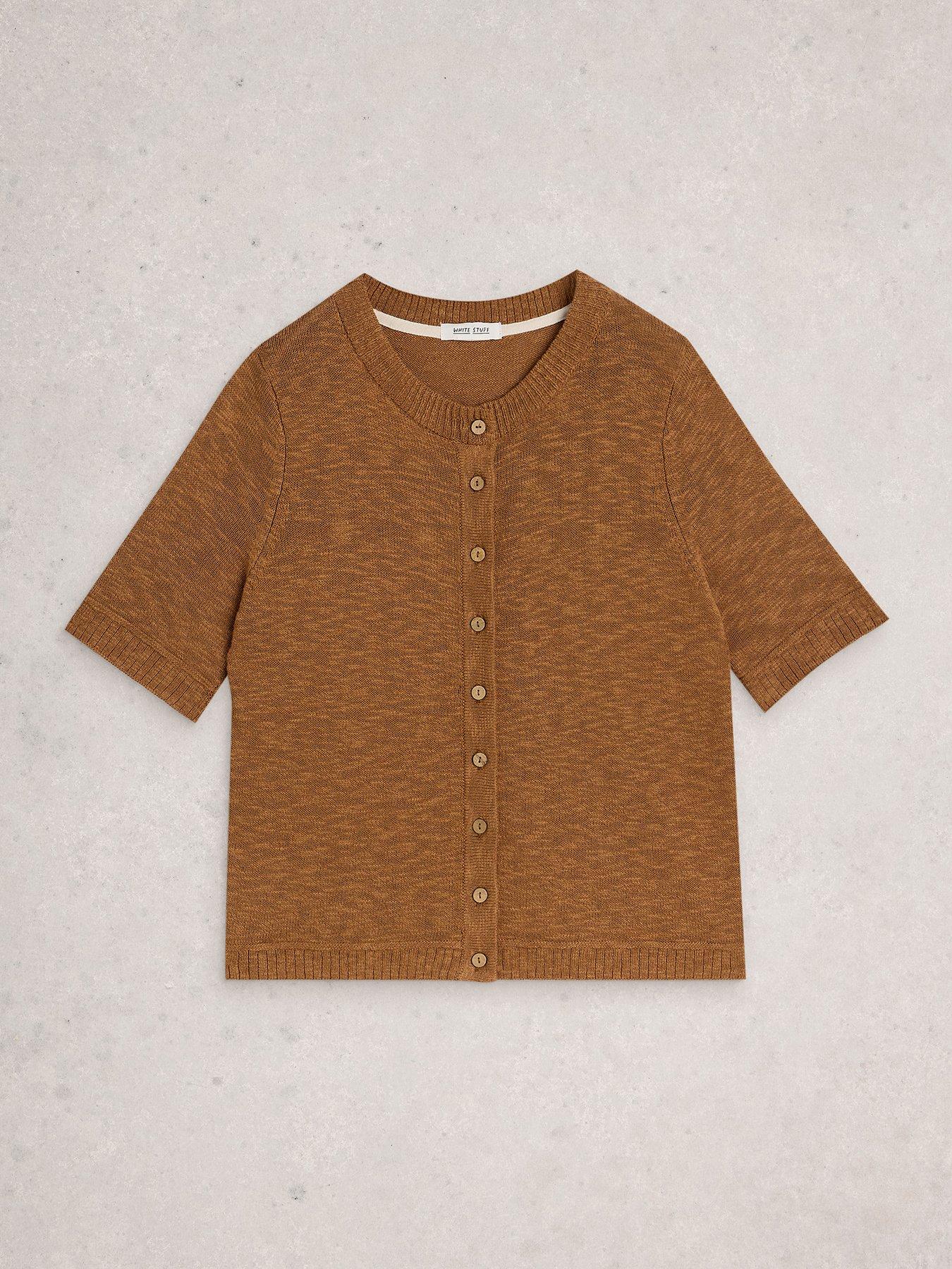 Image 5 of 6 of White Stuff Betsy Cardi - Brown
