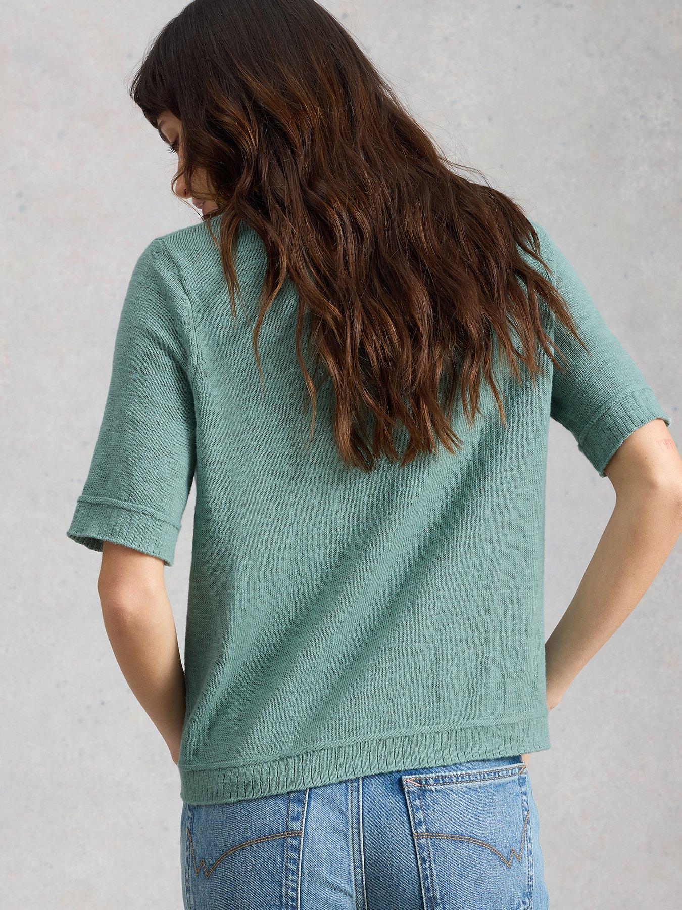 Image 2 of 6 of White Stuff Betsy Cardi - Green