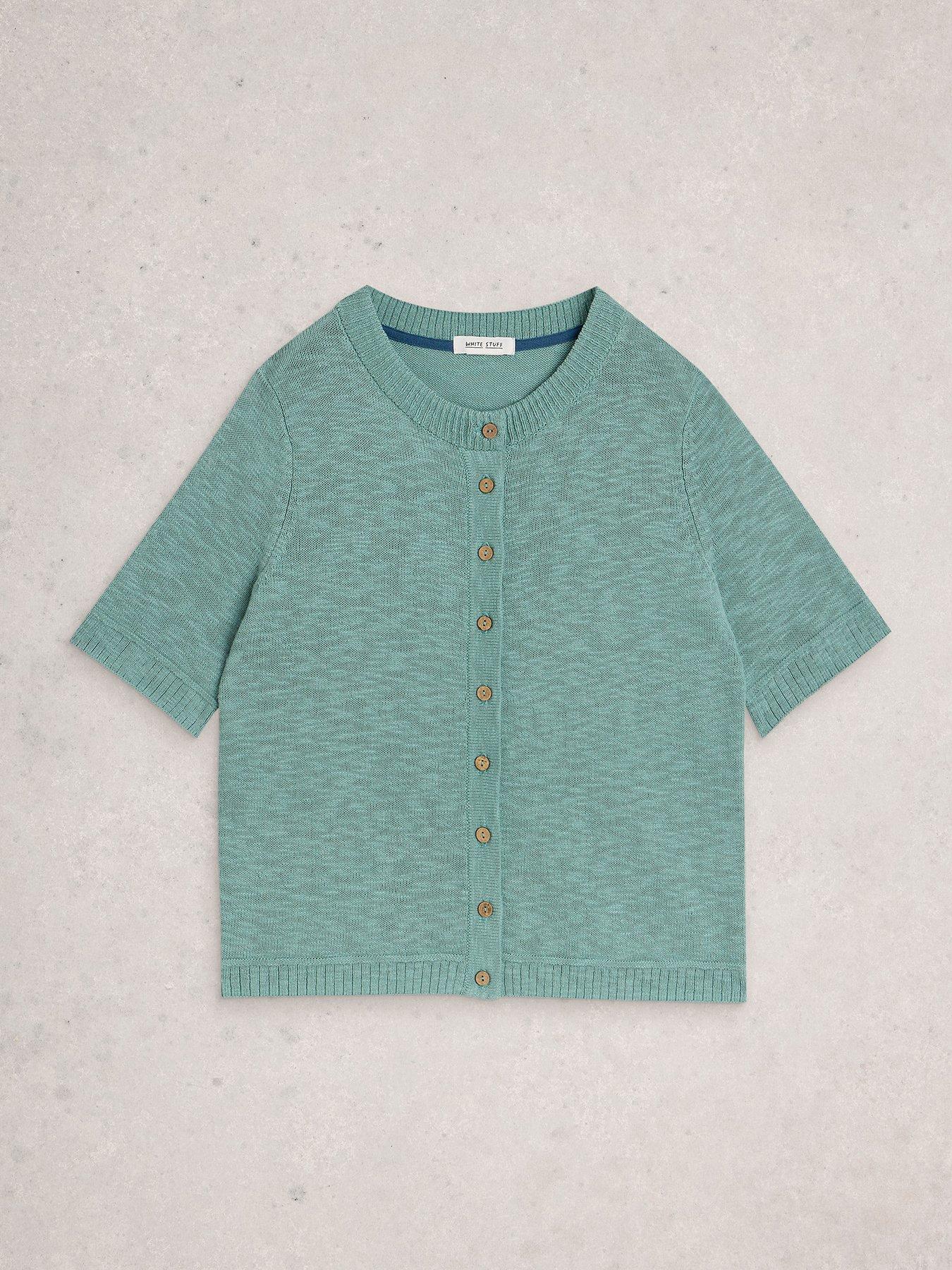 Image 5 of 6 of White Stuff Betsy Cardi - Green