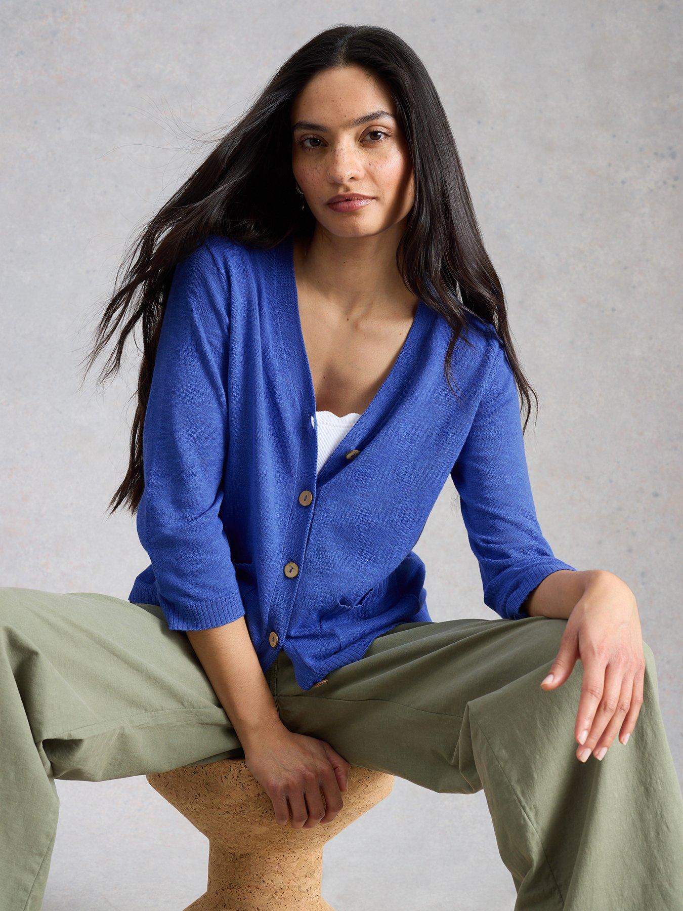 Image 1 of 6 of White Stuff Nova Linen Blend Cardi