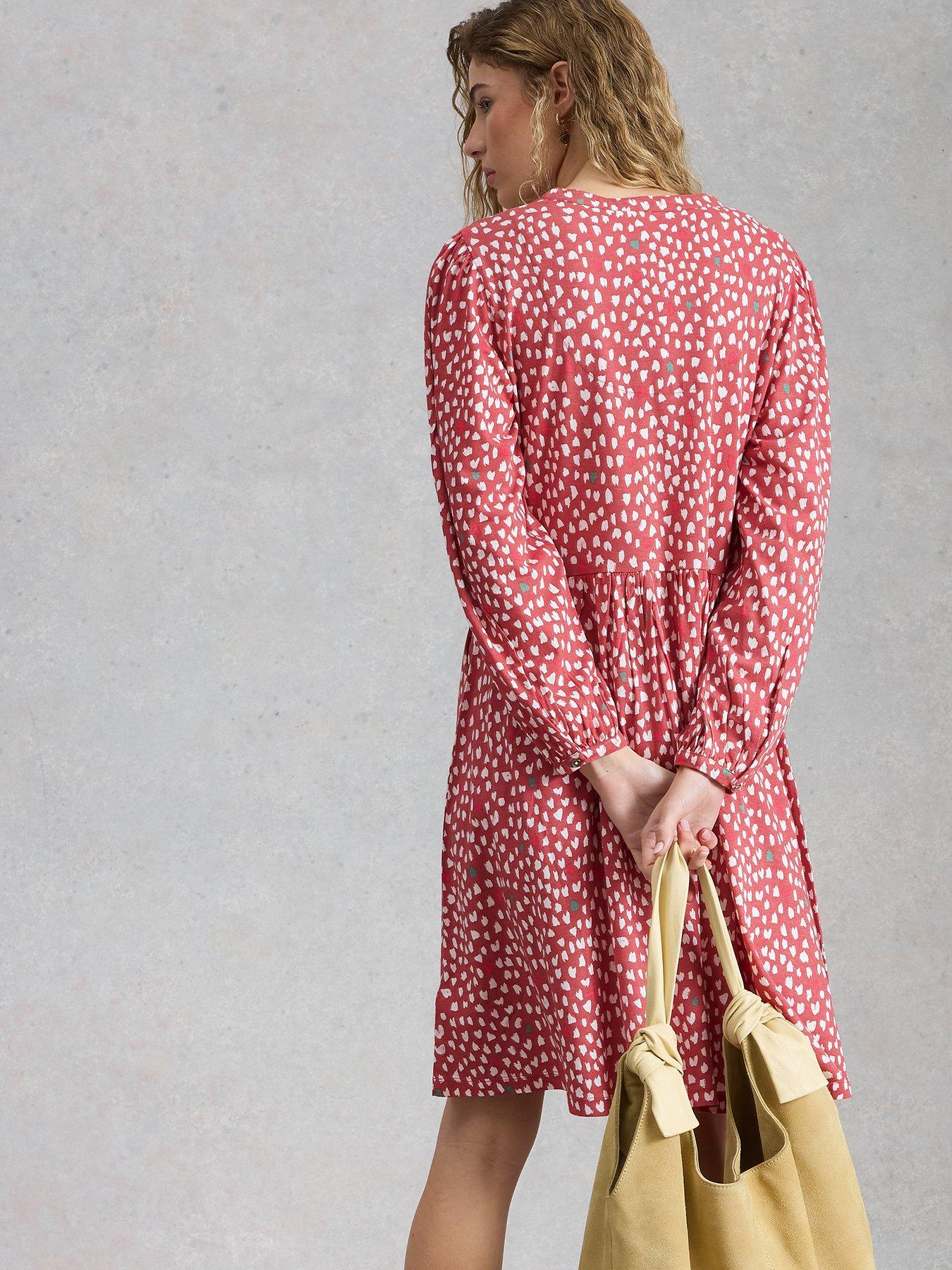 White Stuff Lola Jersey Dress - Pink | Very