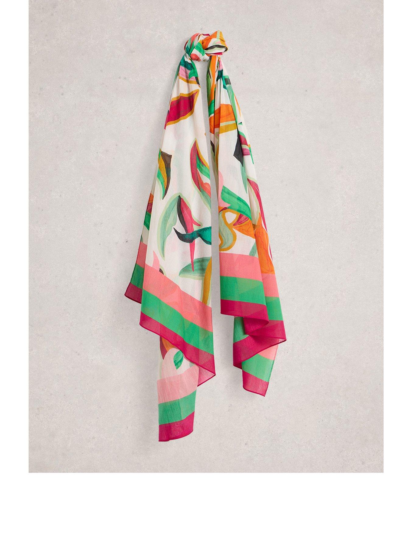 Image 1 of 3 of White Stuff Organic Cotton Beach Scarf