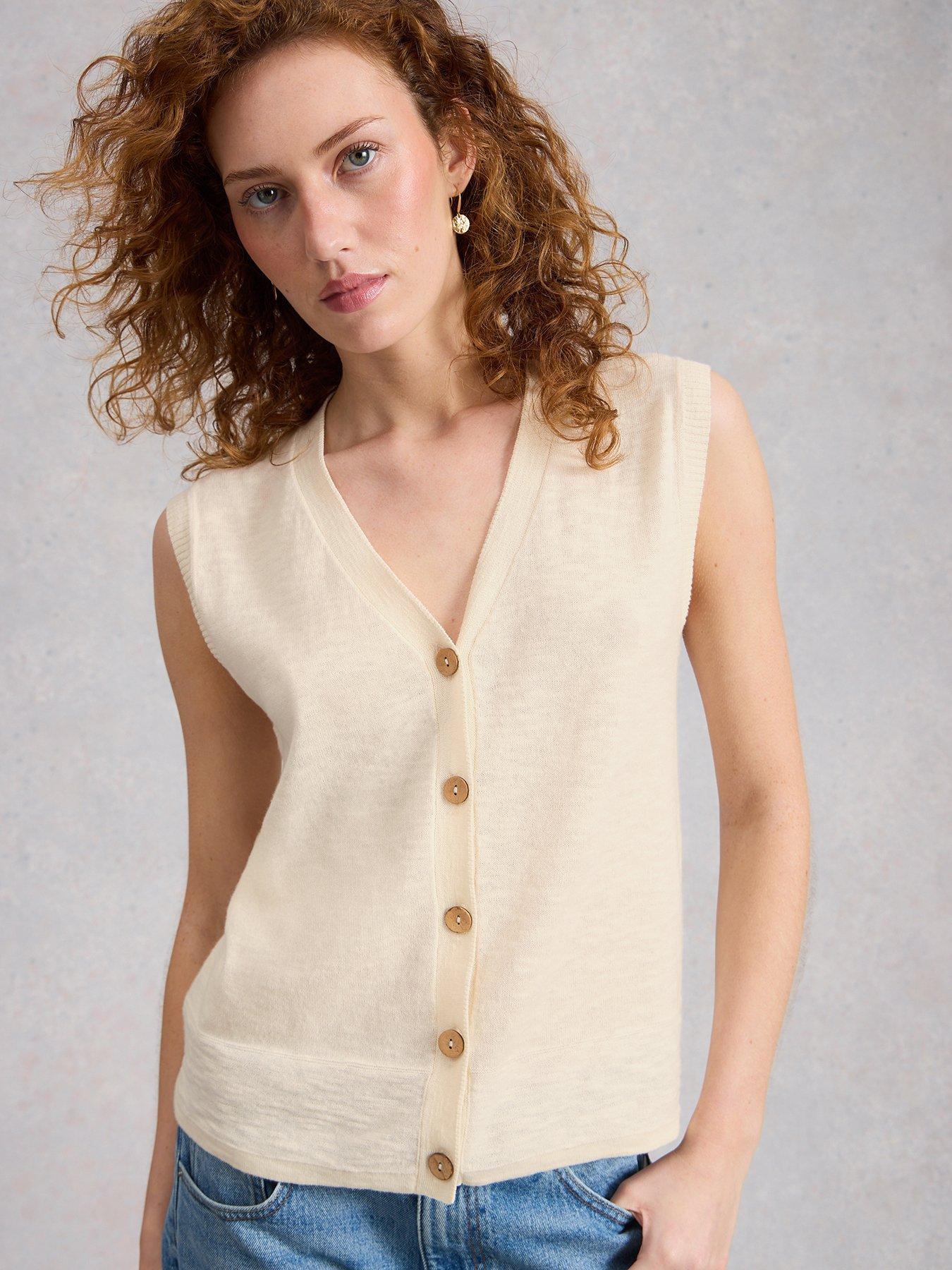 White Stuff Nova Linen Blend Tank