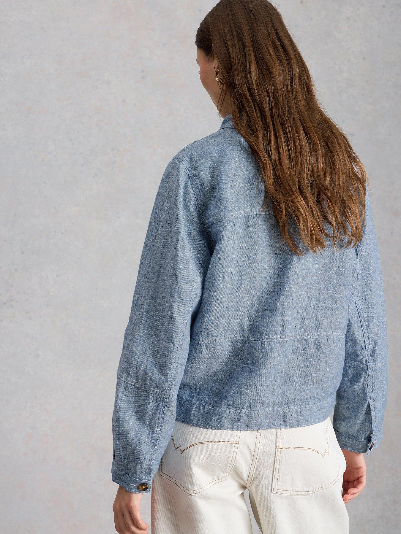 Image 2 of 6 of White Stuff Camille Linen Jacket