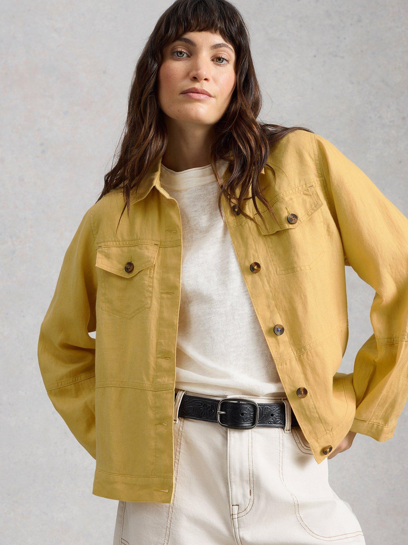 Image 1 of 6 of White Stuff Camille Linen Jacket
