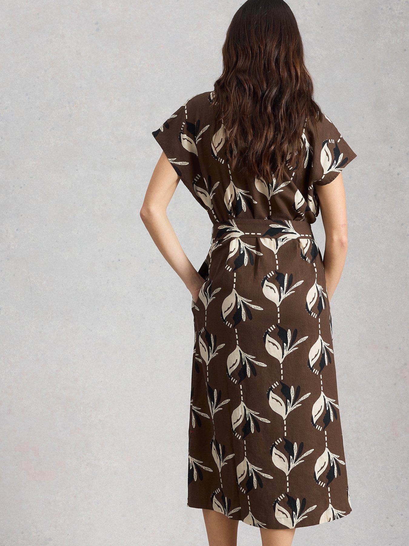 Image 2 of 6 of White Stuff Mimi Linen Blend Dress