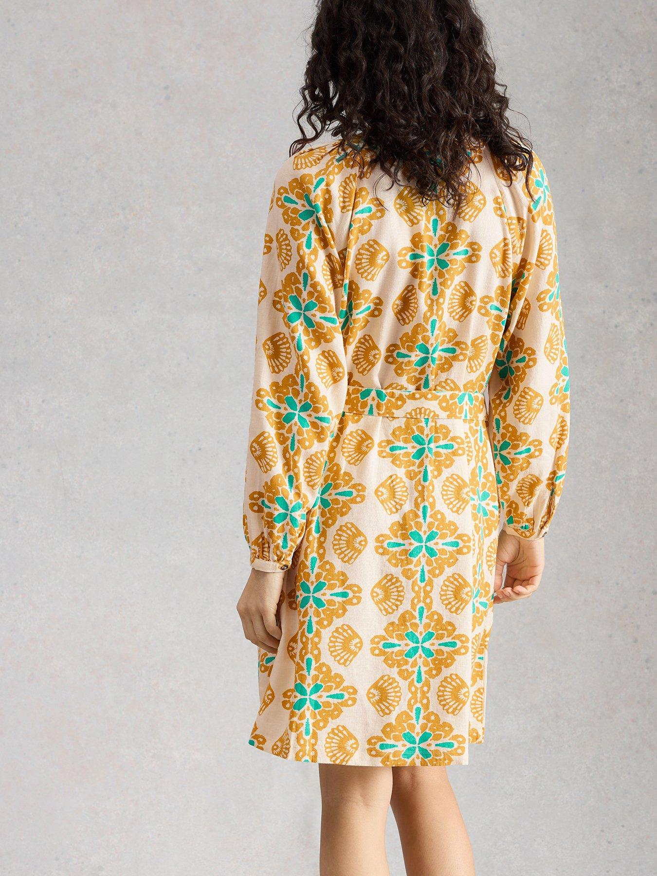 Image 2 of 6 of White Stuff Petra Linen Blend Dress