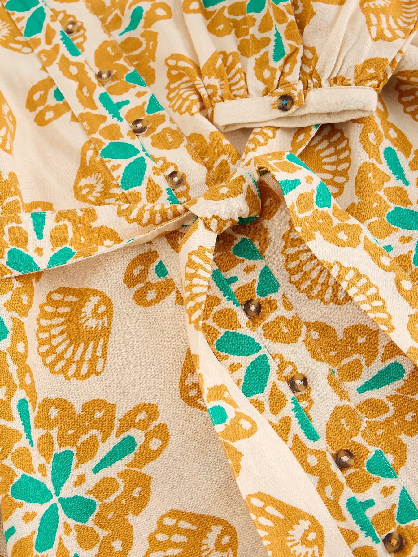 Image 6 of 6 of White Stuff Petra Linen Blend Dress