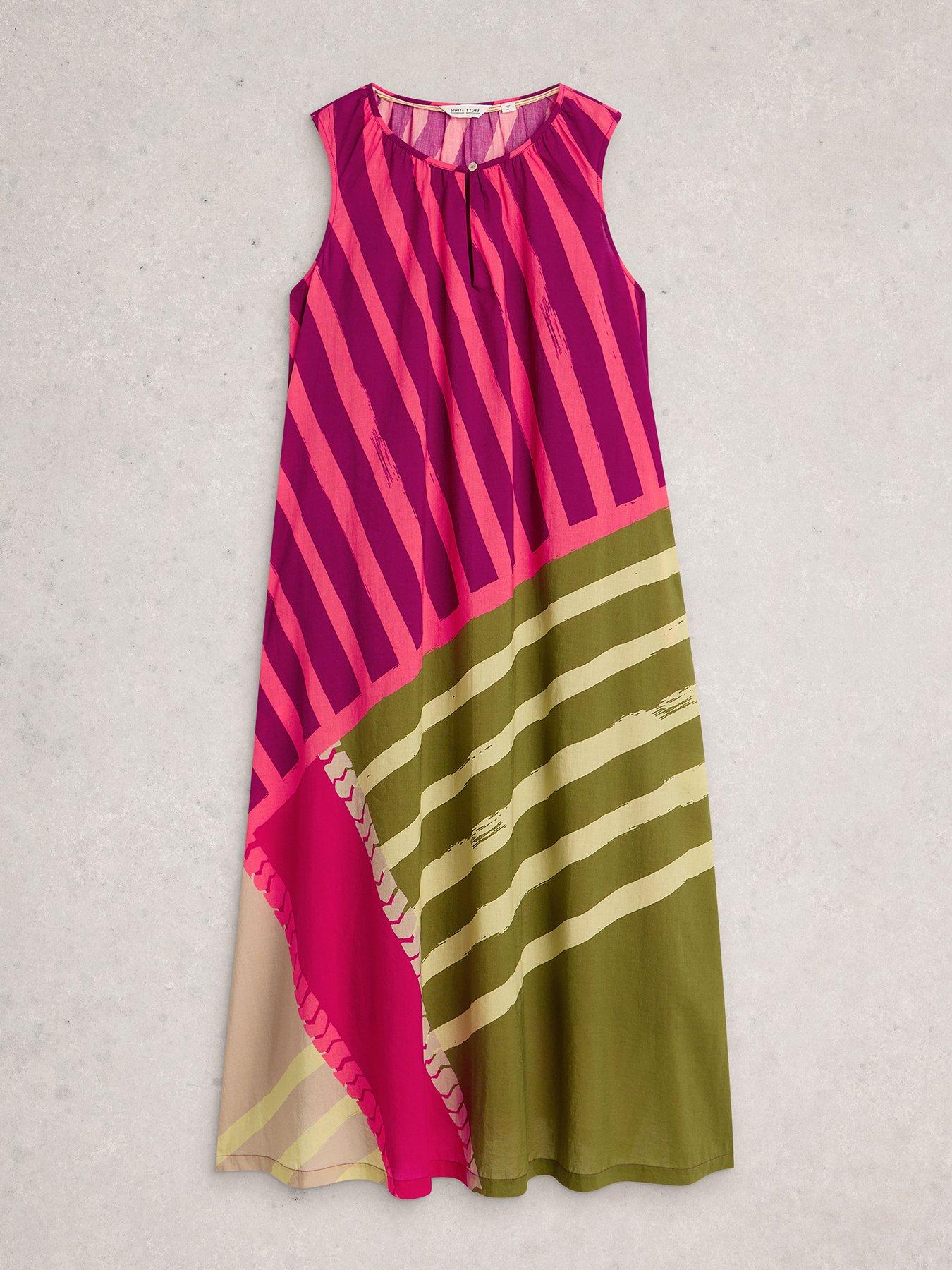 Image 5 of 6 of White Stuff Aggie Maxi Dress - Pink