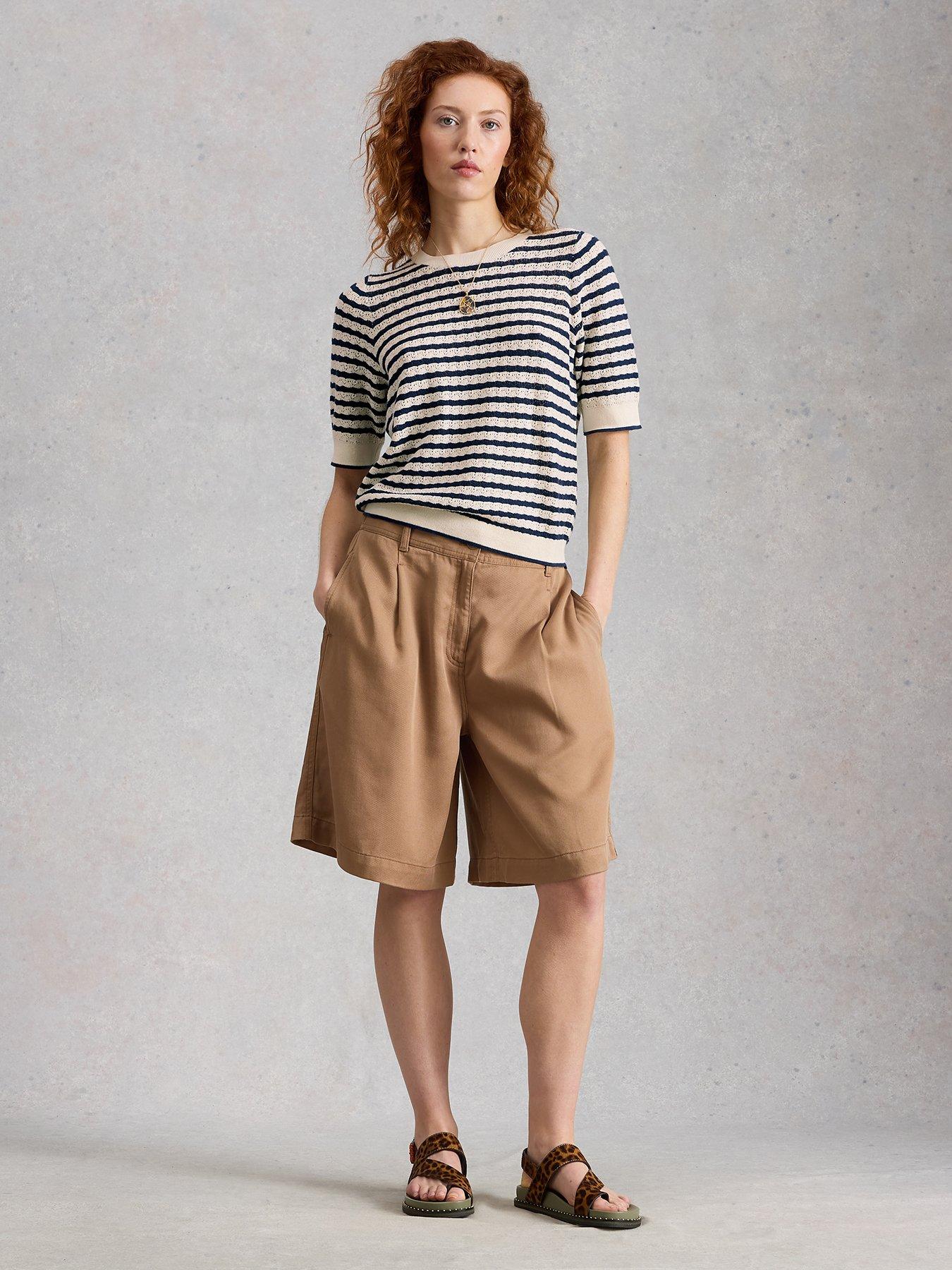 Image 3 of 6 of White Stuff Holly Pointelle Tee