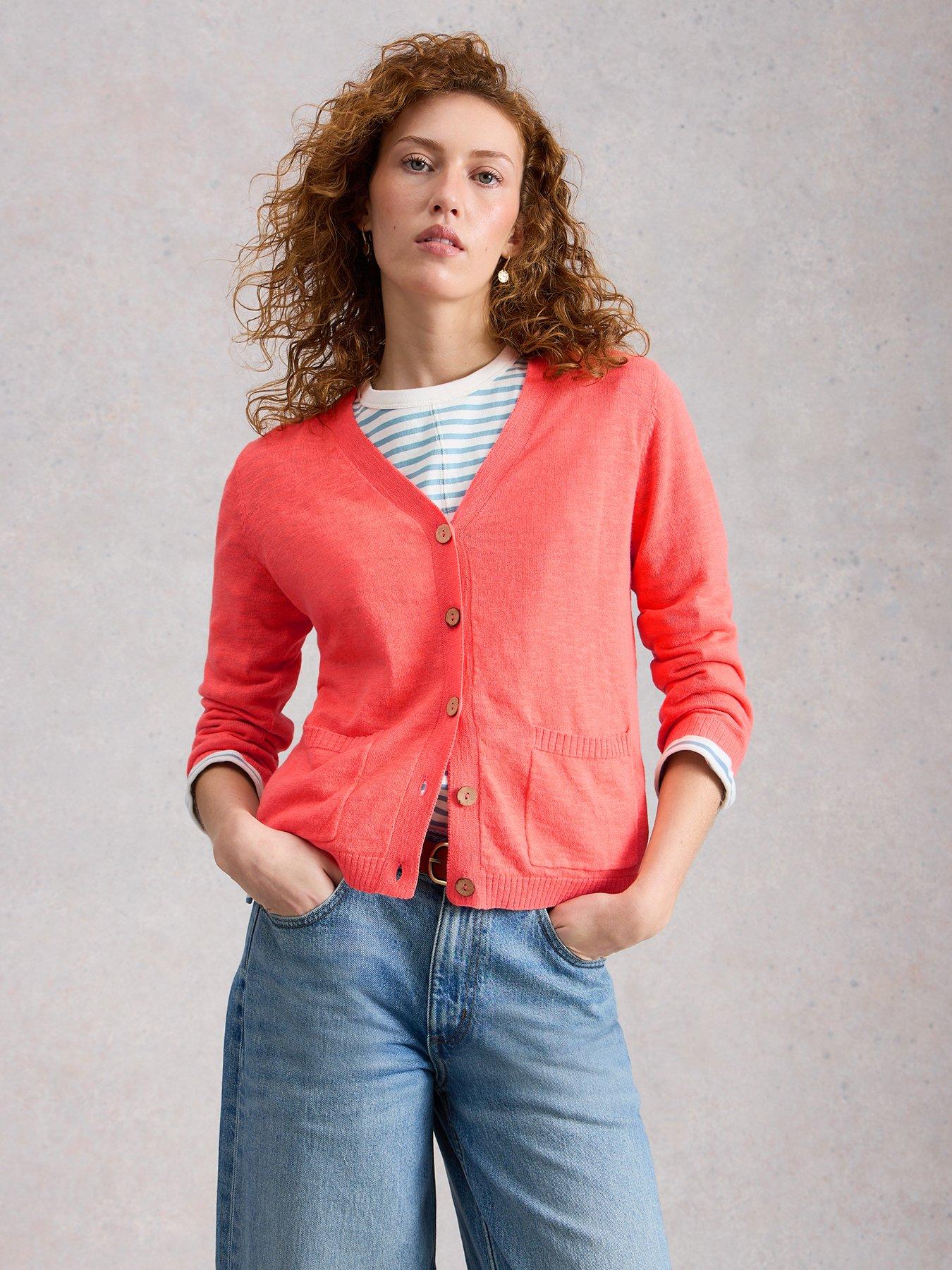 Image 1 of 6 of White Stuff Nova Linen Blend Cardi