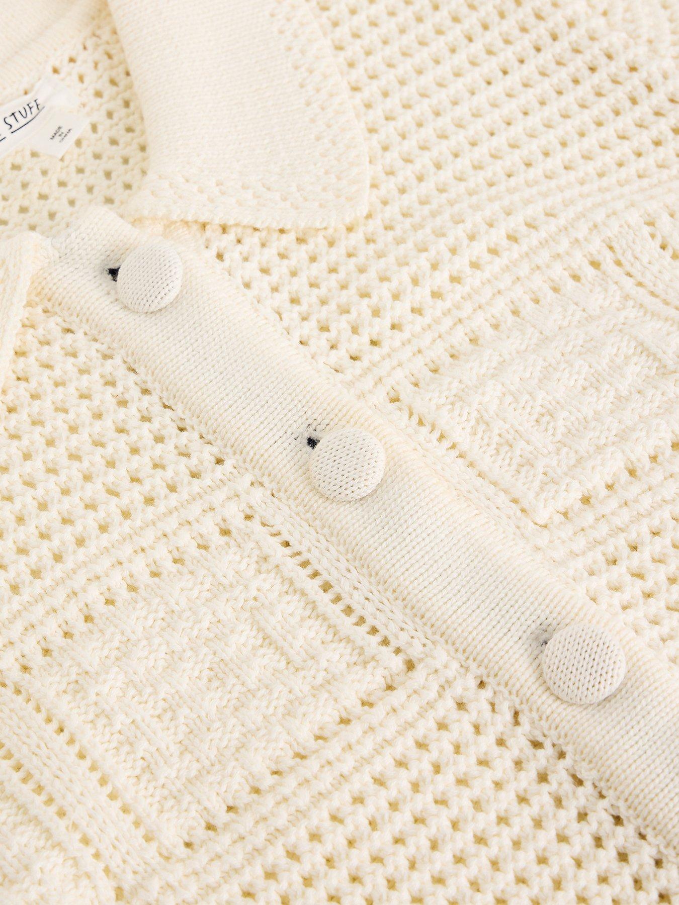 Image 6 of 6 of White Stuff Gemima Collar Cardigan - Ivory