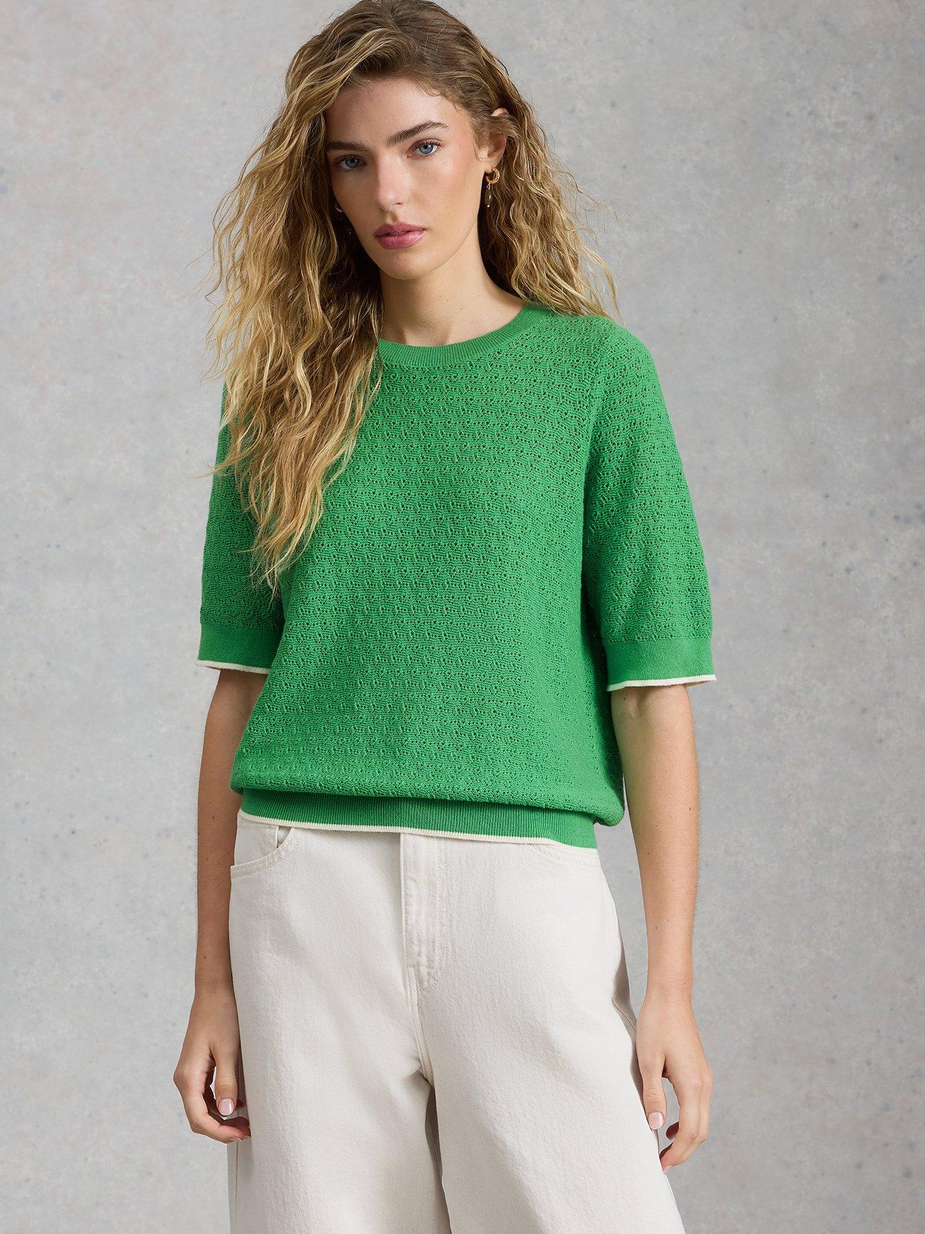 White Stuff Holly Pointelle Tee