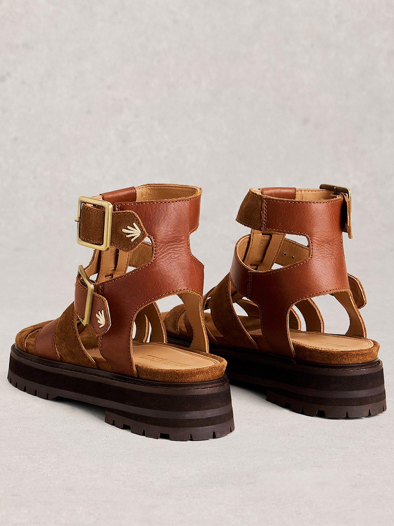 Image 3 of 4 of White Stuff Alexa Gladiator Footbed