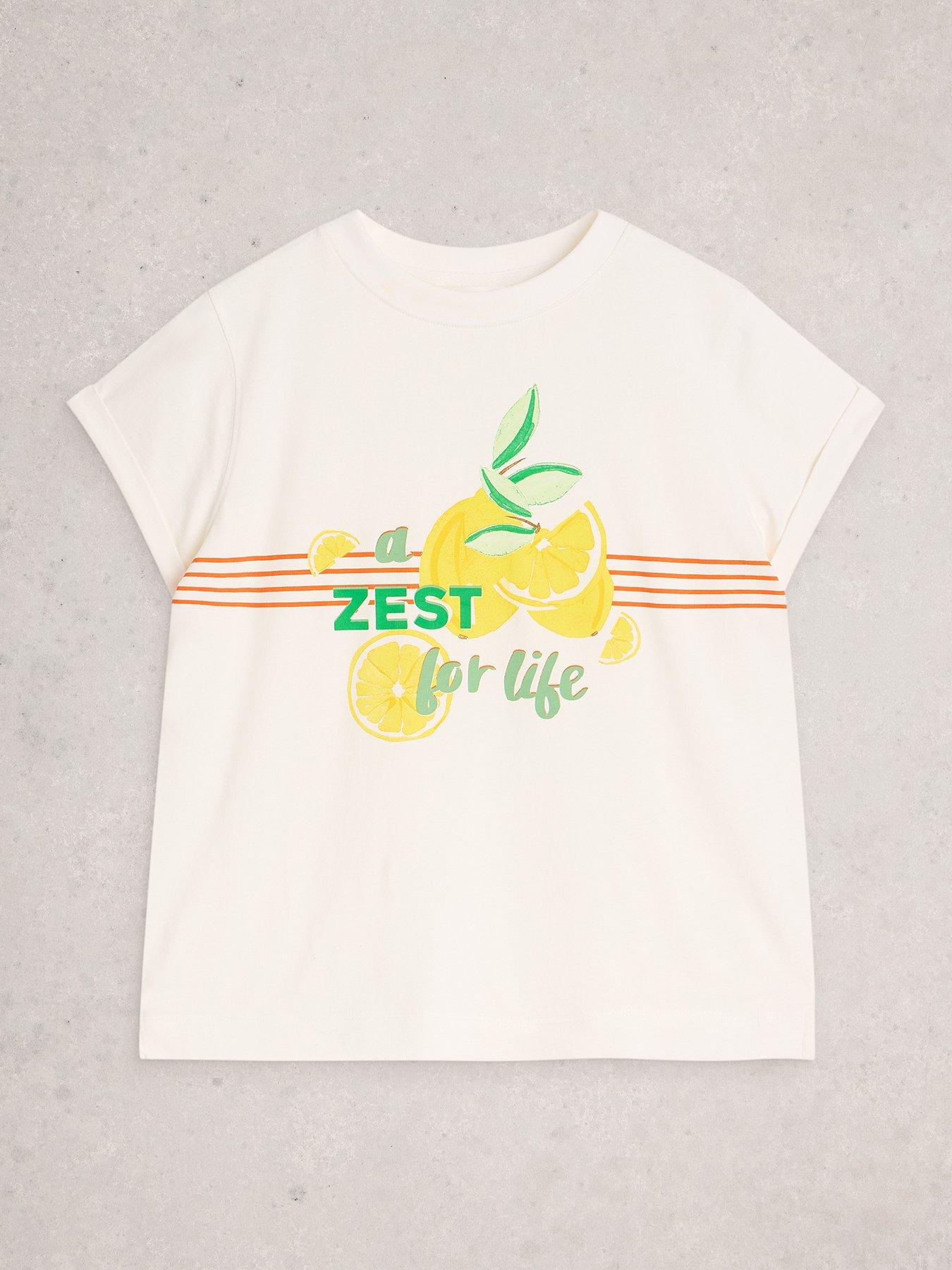 Image 5 of 6 of White Stuff Gina Graphic Tee - White