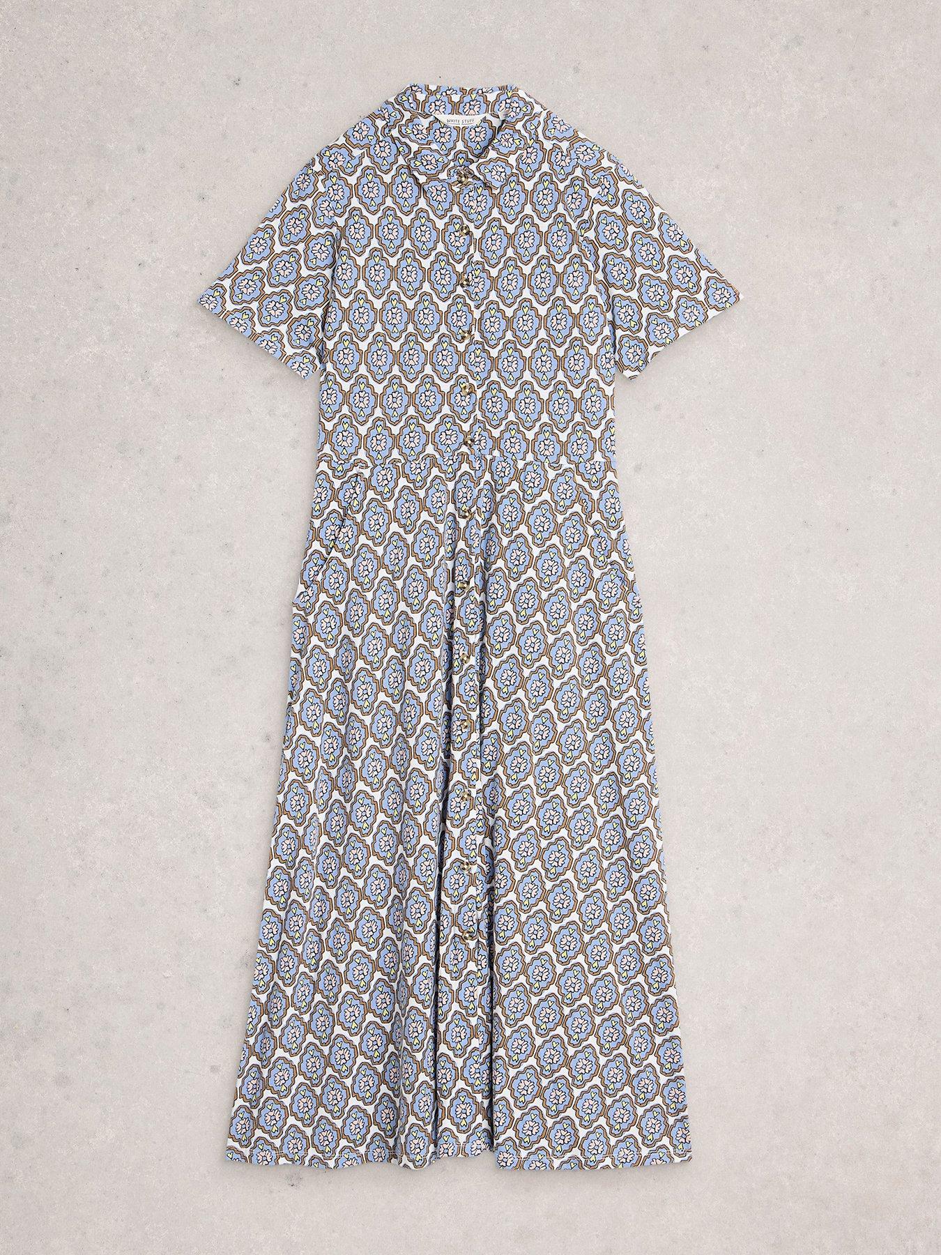 Image 5 of 6 of White Stuff Rua Jersey Shirt Dress