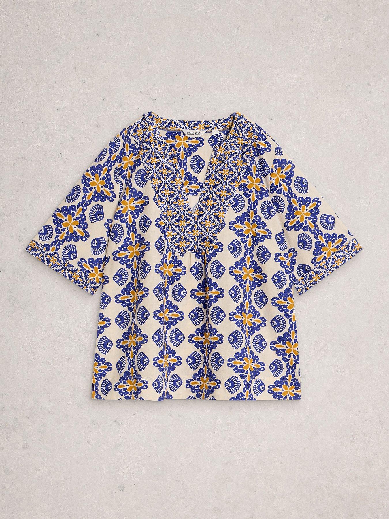 Image 5 of 6 of White Stuff Ash Linen Blend Top