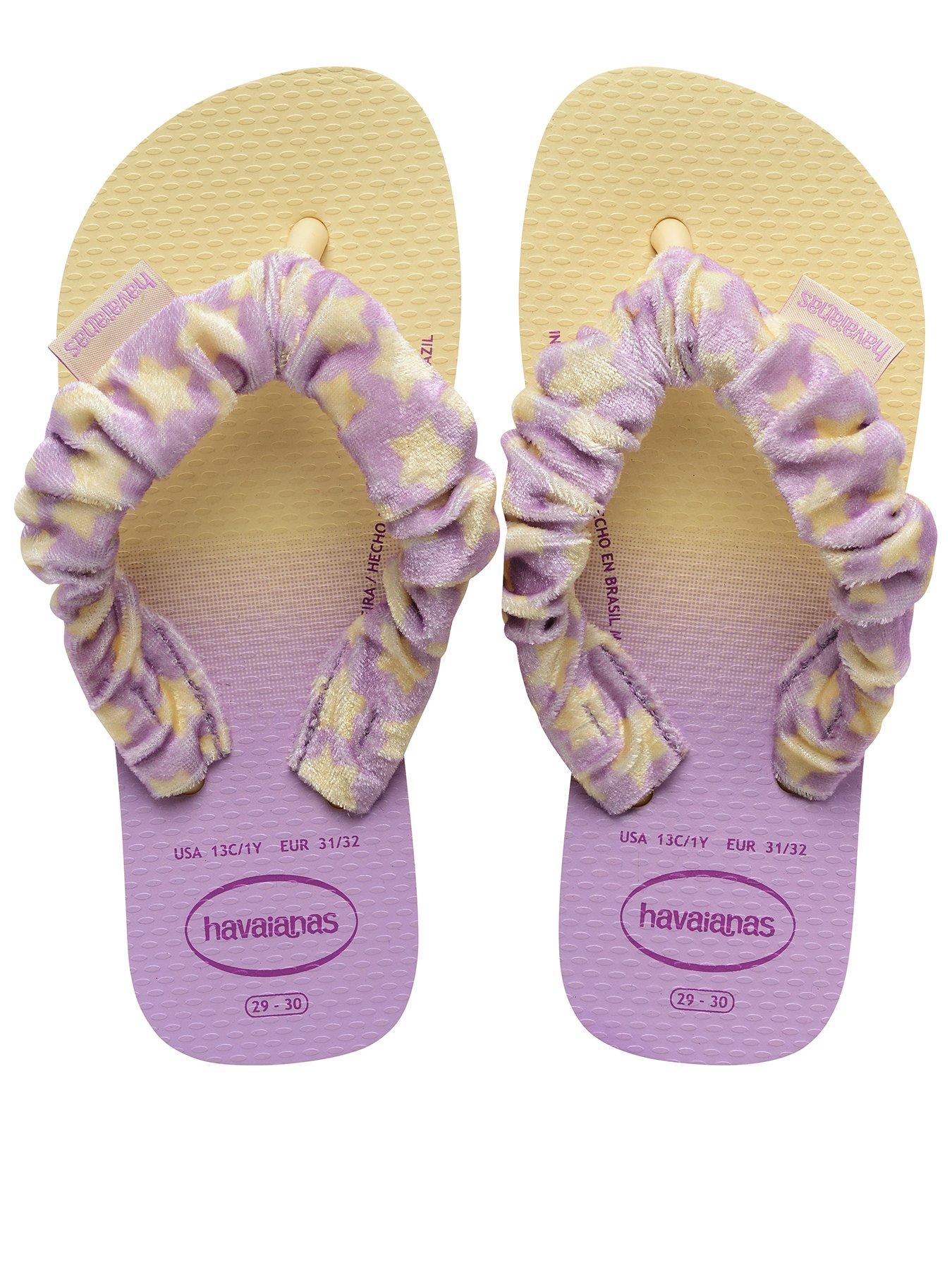 Havaianas Kids Fluffy Flip-Flop - Buttercream