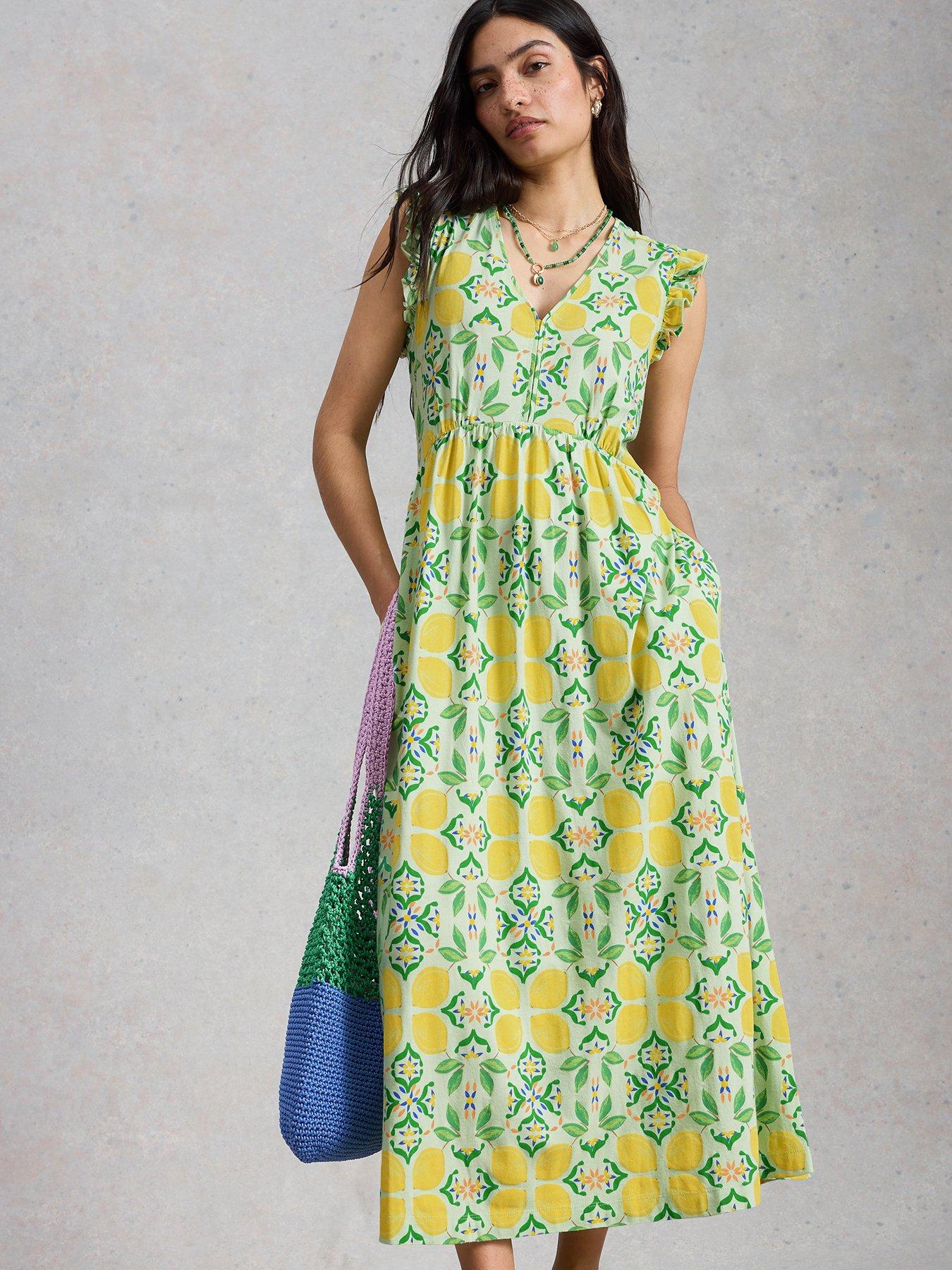 White Stuff Lorna Jersey Maxi Dress - Green