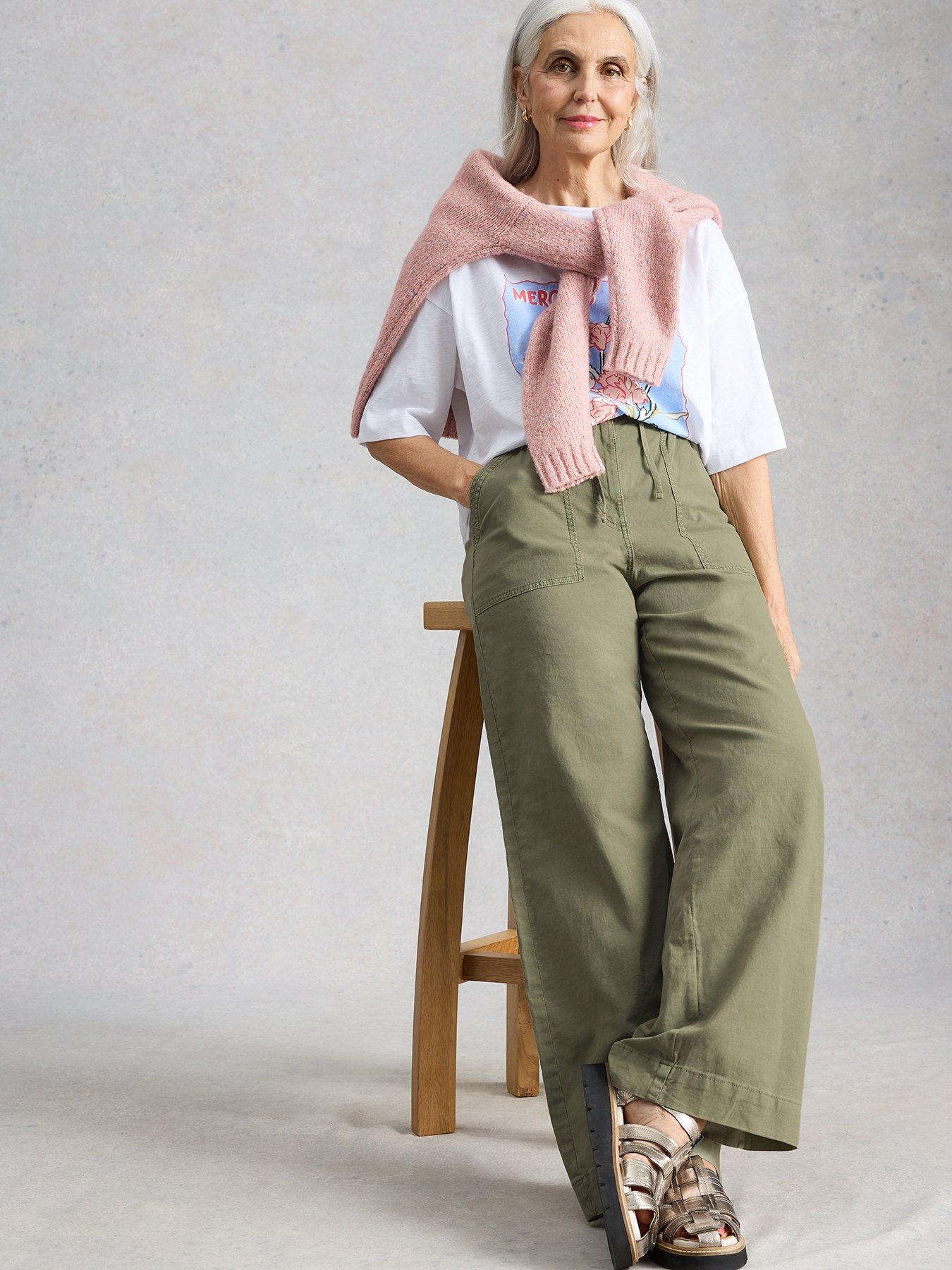 White Stuff Storm Wide Leg Chino Trouser