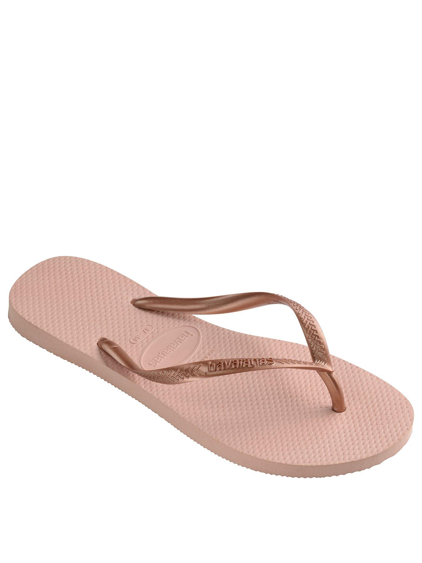 Image 2 of 4 of Havaianas Slim (Mini Me) Flip Flops - Pink