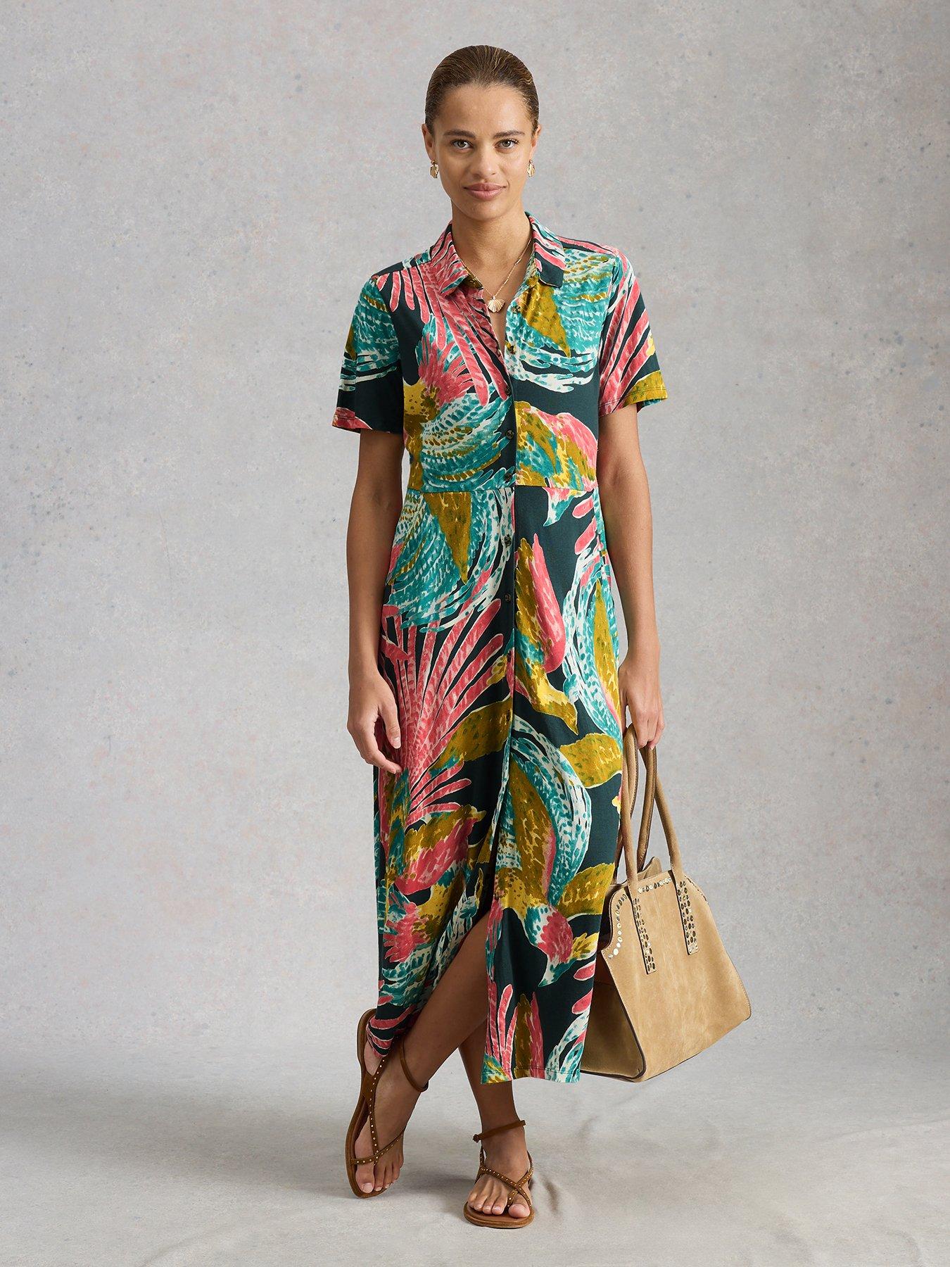 White Stuff Rua Jersey Shirt Dress