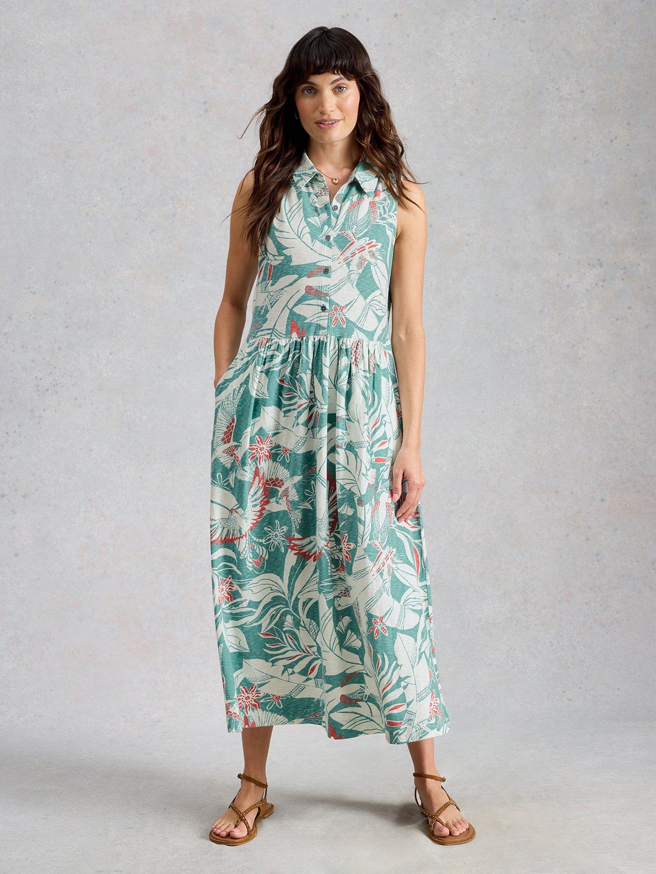 White Stuff Rylee Sleeveless Shirt Dress