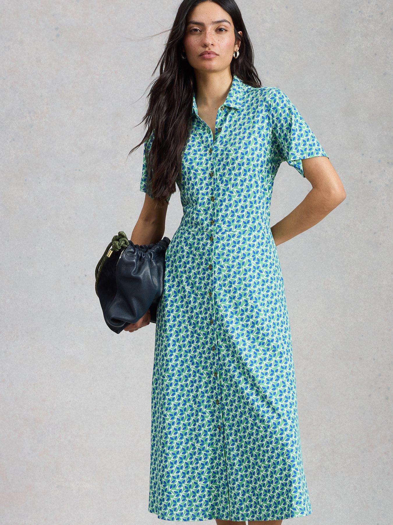 White Stuff Rua Jersey Shirt Dress