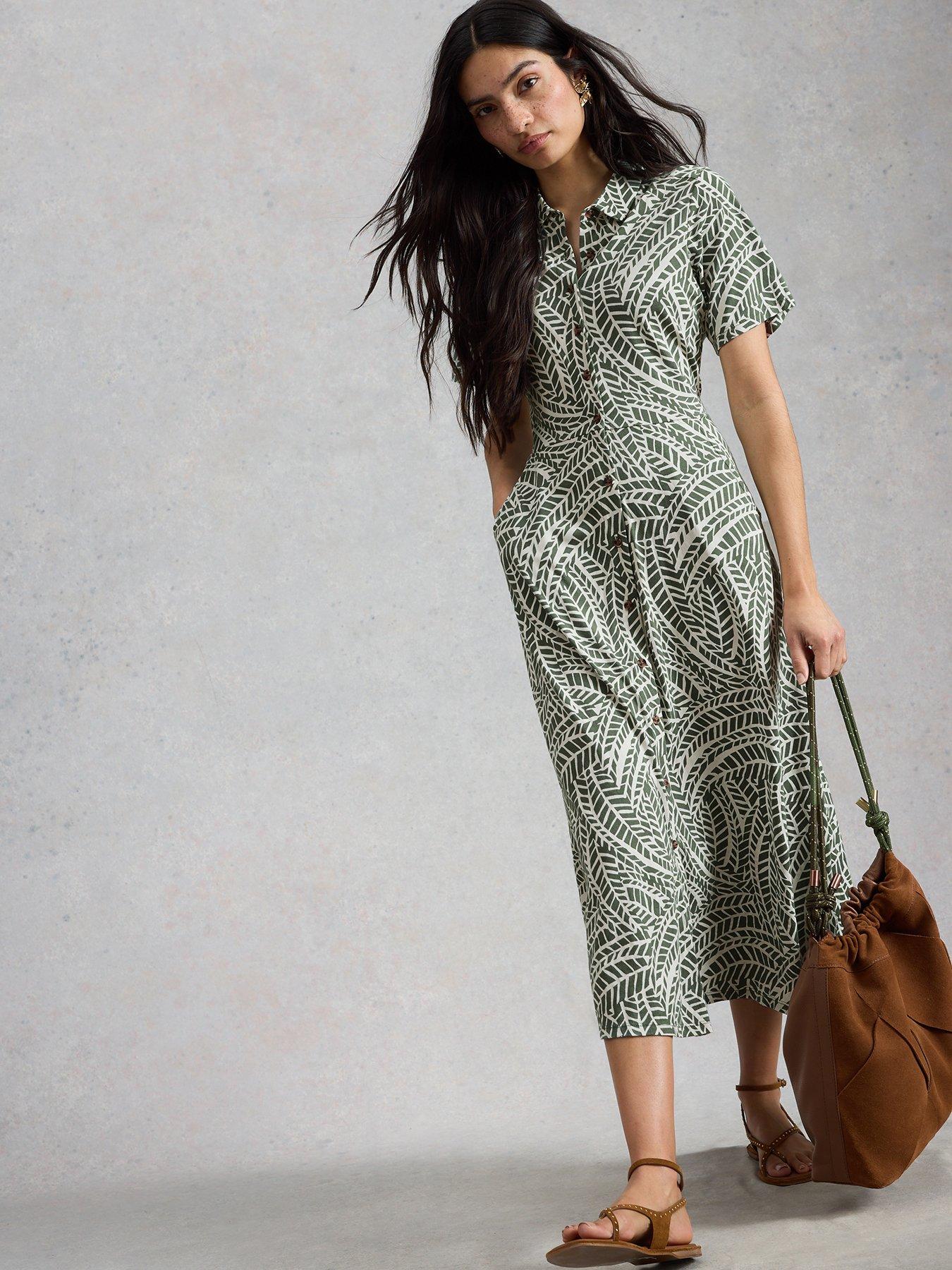 White Stuff Rua Jersey Shirt Dress