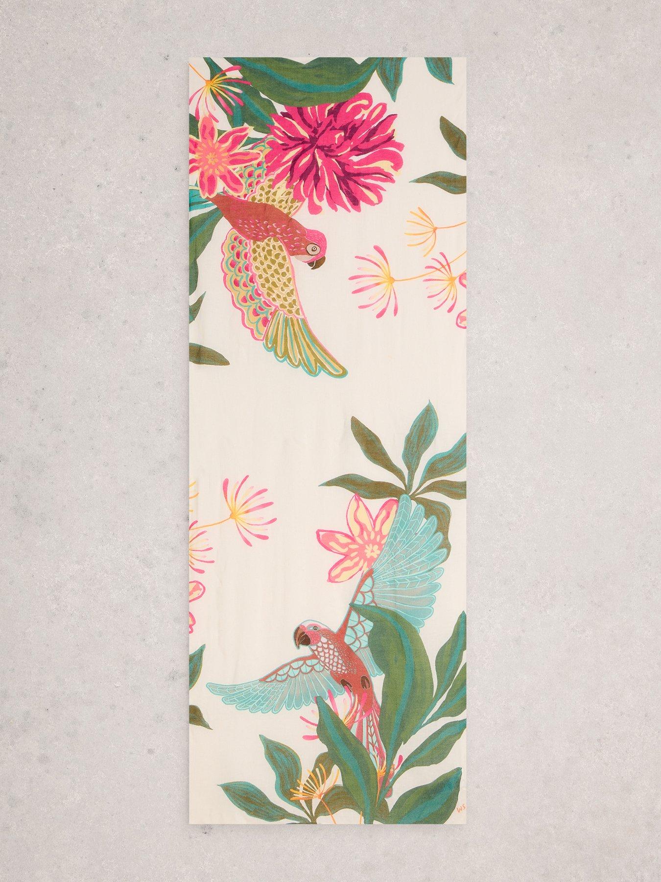 Image 3 of 4 of White Stuff Lily Printed Scarf