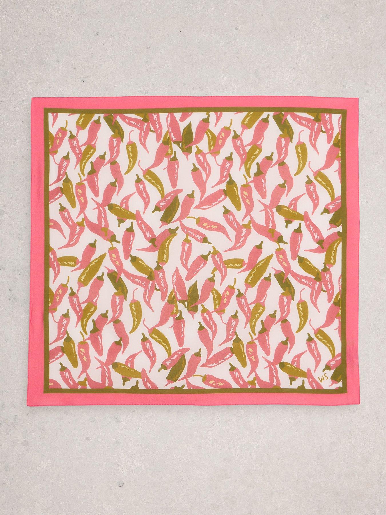 Image 2 of 3 of White Stuff Ellie Square Printed Scarf