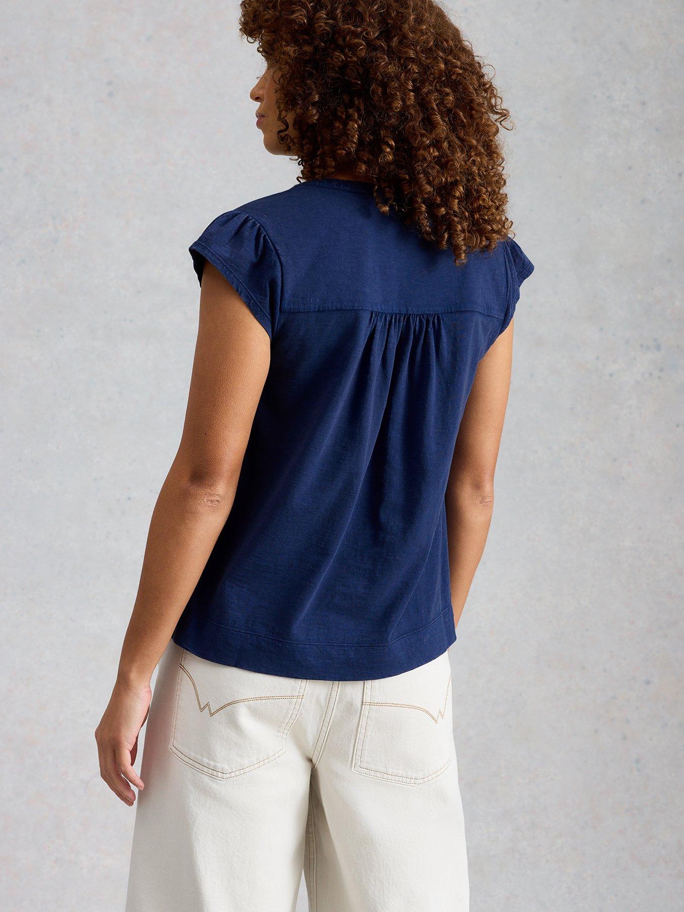 Image 2 of 6 of White Stuff Amelia Embroidery Top