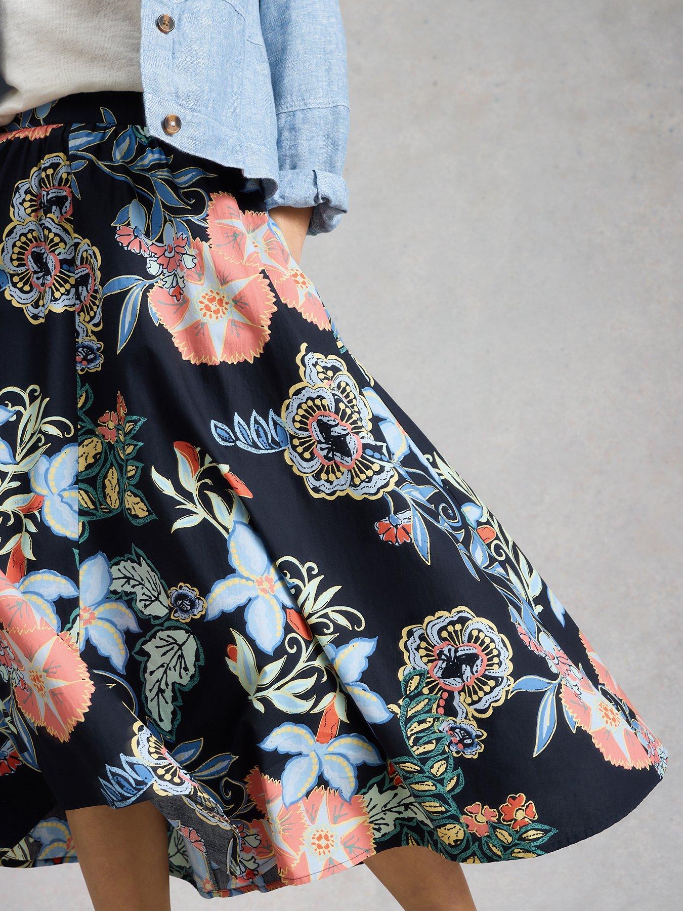 Image 4 of 6 of White Stuff Abigail Midi Skirt