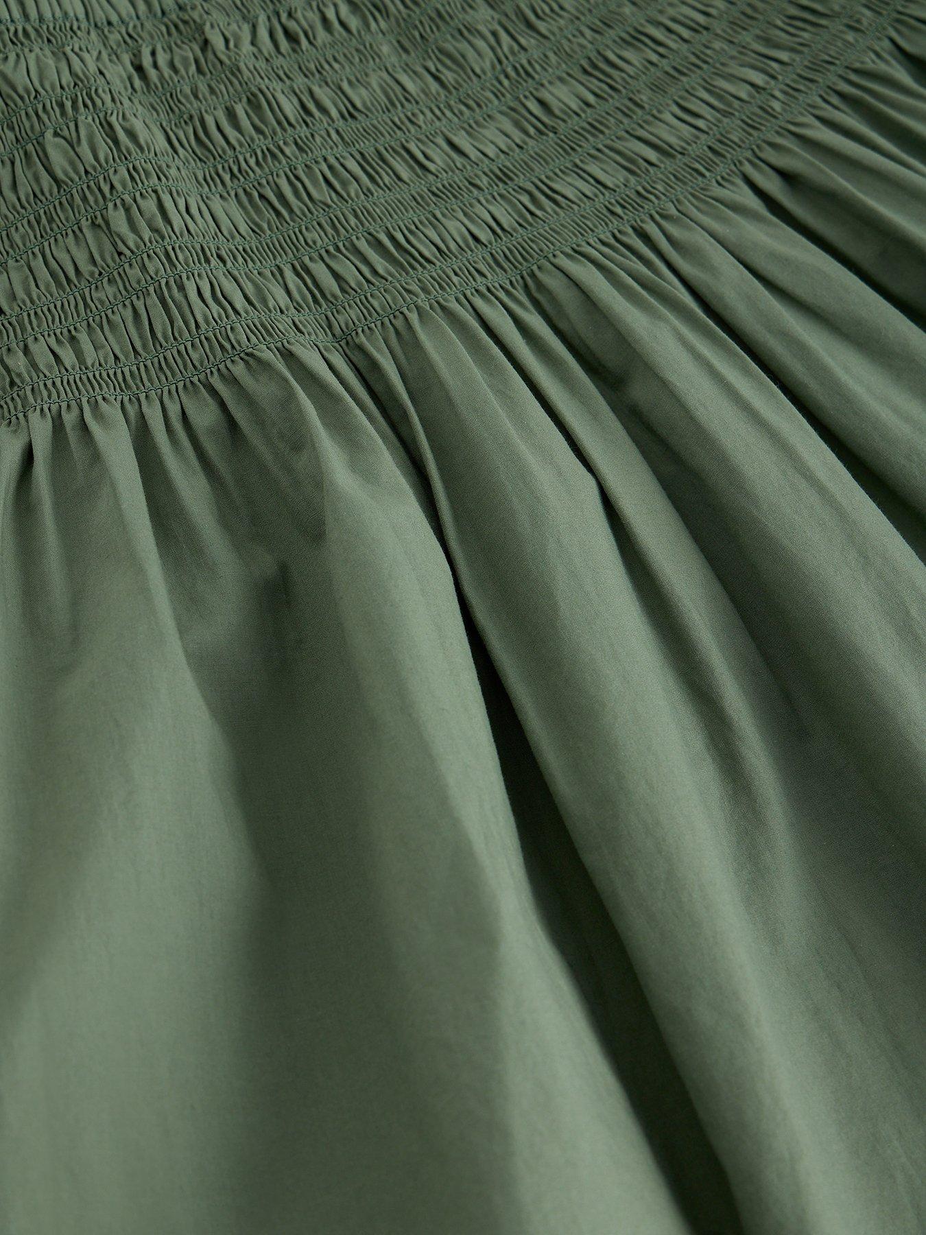 Image 6 of 6 of White Stuff Suri Shirred Midi Skirt
