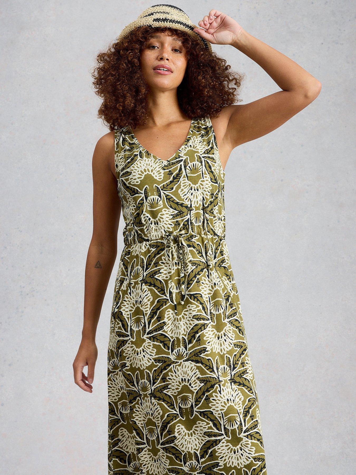 White Stuff Heidi Jersey Dress - Green