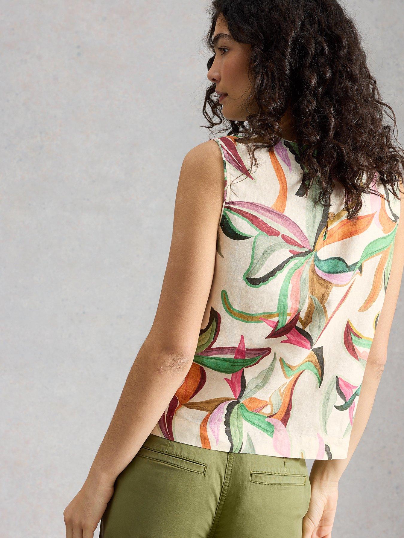 Image 2 of 6 of White Stuff Matilda Linen Vest