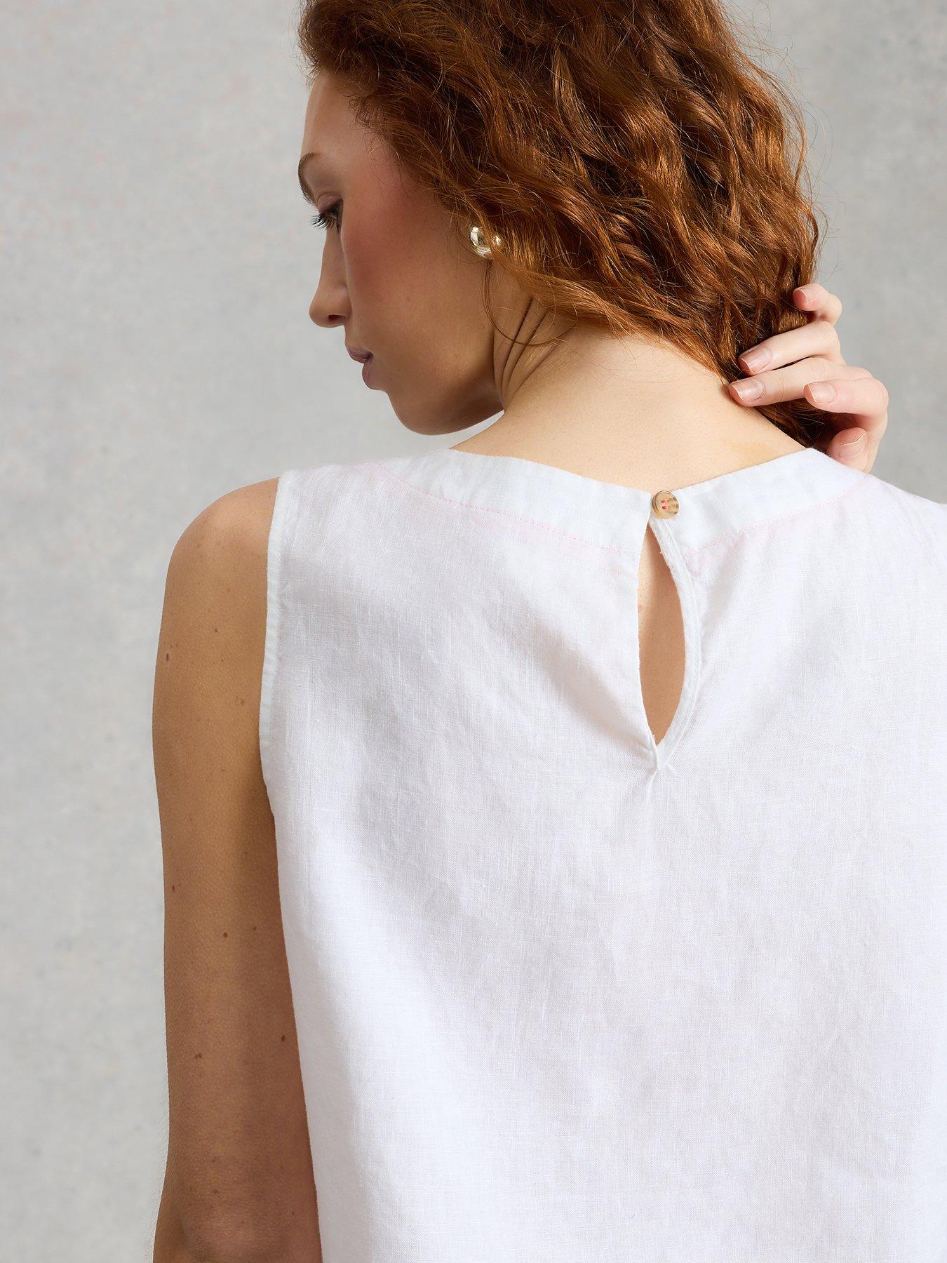 Image 2 of 6 of White Stuff Paradise Linen Vest