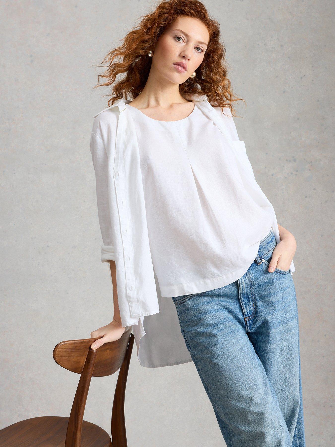 Image 4 of 6 of White Stuff Paradise Linen Vest